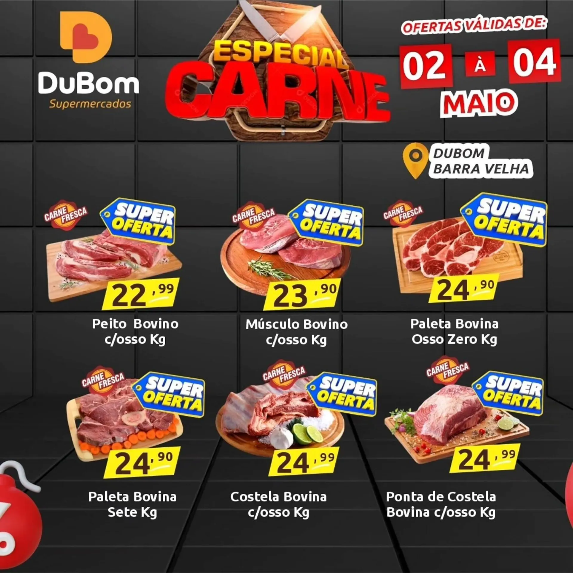 Encarte de Catálogo Dubom Supermercados 4 de maio até 11 de maio 2025 - Pagina 1
