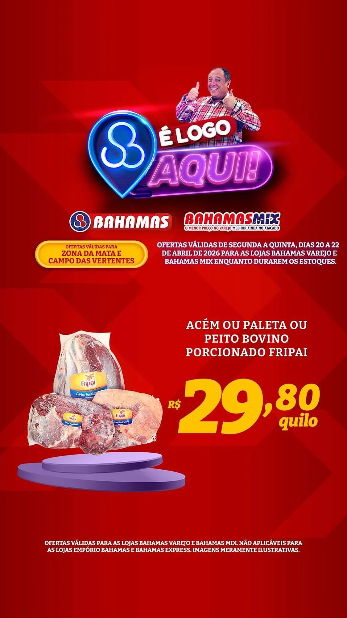 Encarte de Catálogo Bahamas Supermercados 20 de abril até 22 de abril 2026 - Pagina 3