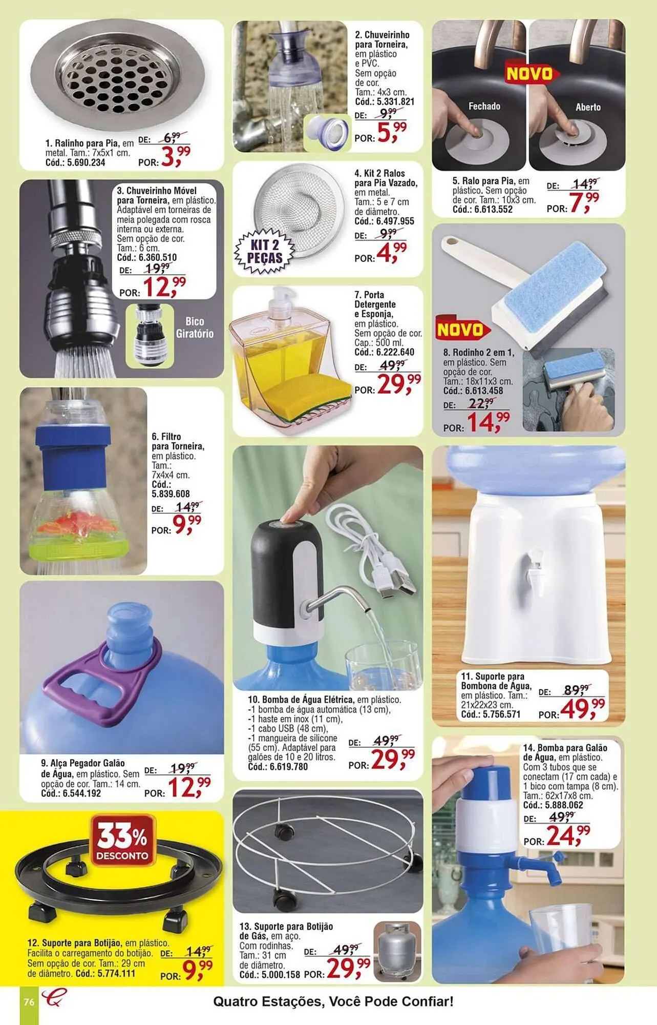 Encarte de Catálogo Quatro Estações 28 de abril até 30 de abril 2025 - Pagina 72