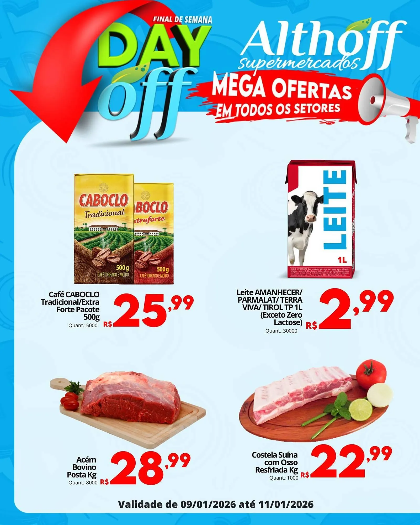 Encarte de Encarte Althoff Supermercados 10 de janeiro até 11 de janeiro 2026 - Pagina 1