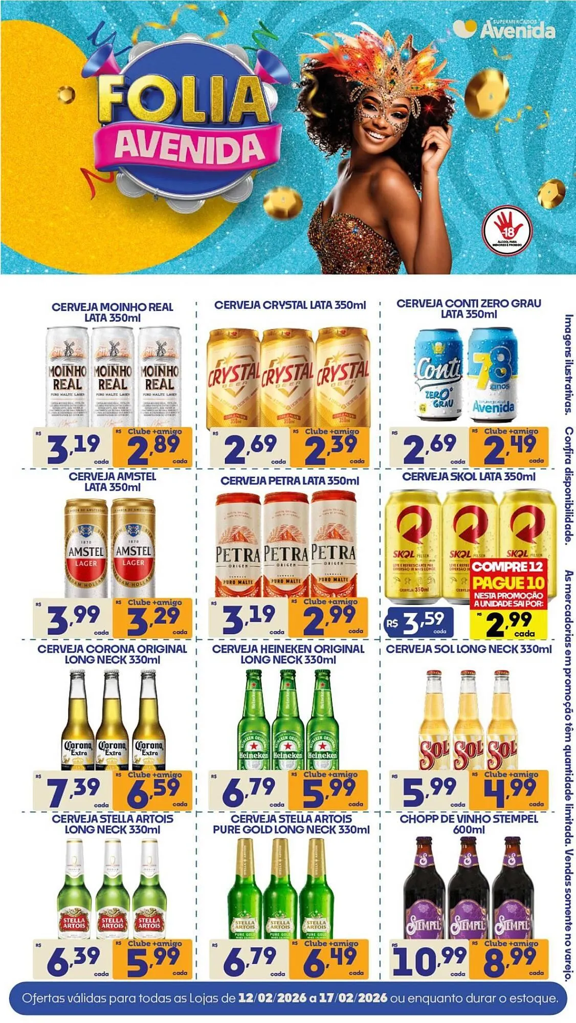 Encarte de Catálogo Supermercados Avenida 12 de fevereiro até 19 de fevereiro 2026 - Pagina 6