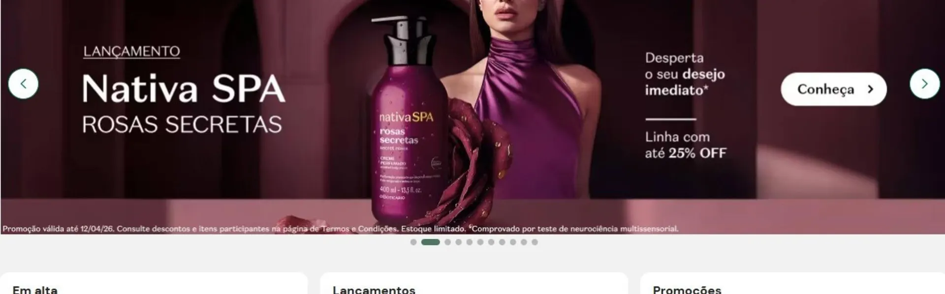 Encarte de Catálogo O Boticário 27 de março até 10 de abril 2026 - Pagina 1