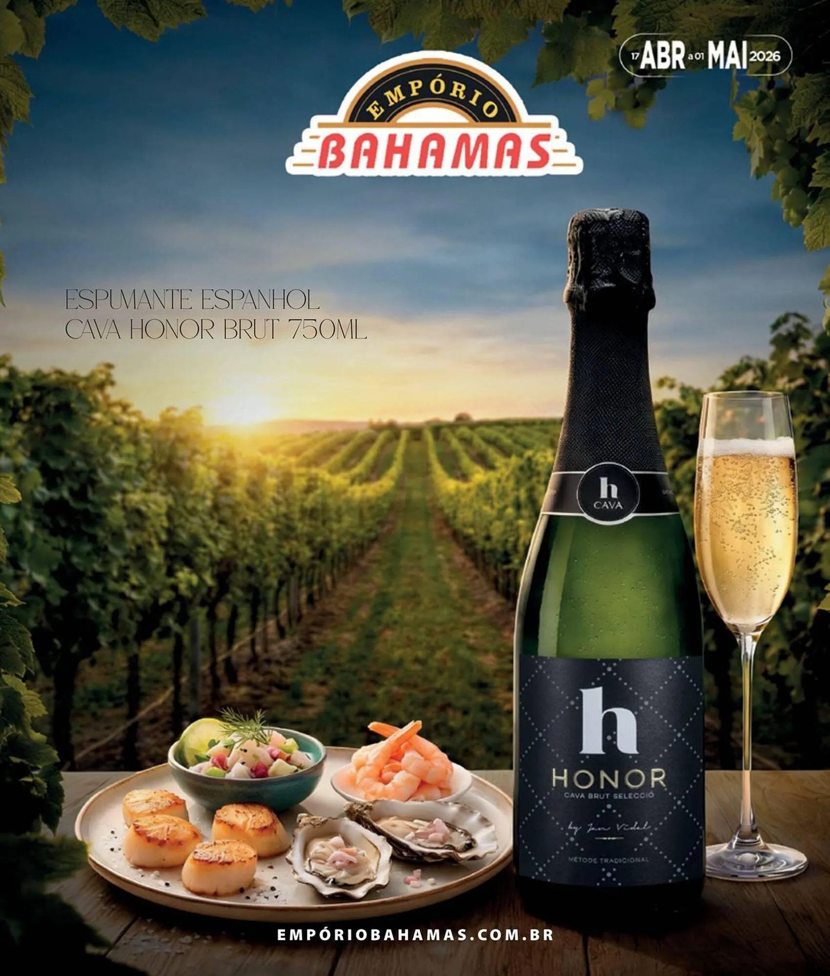Encarte de Catálogo Empório Bahamas 17 de abril até 1 de maio 2026 - Pagina 1