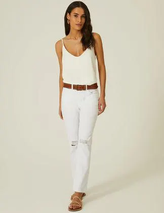 Calça Sarja Reta Color