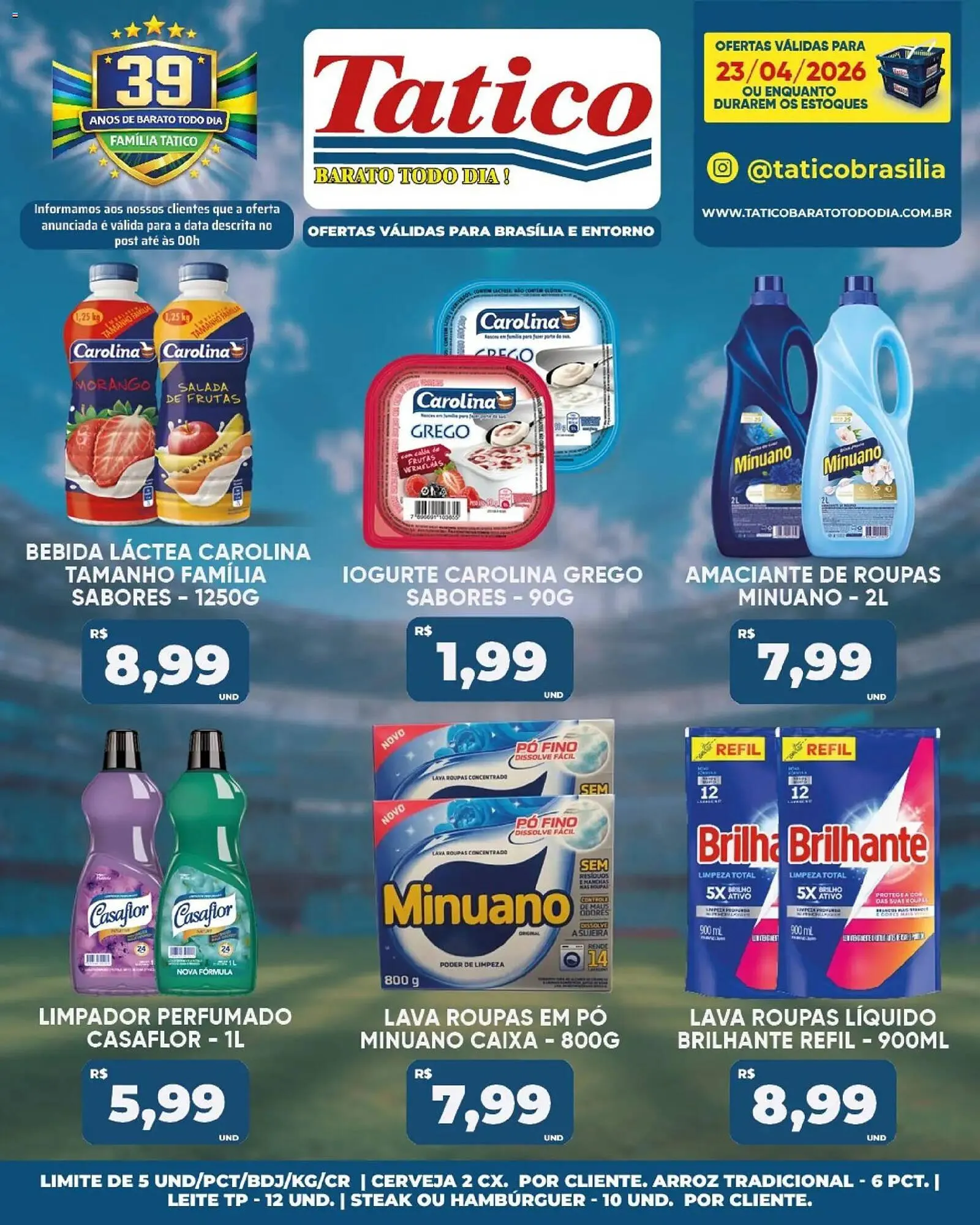 Encarte de Tabloide Tatico 24 de abril até 24 de abril 2026 - Pagina 47