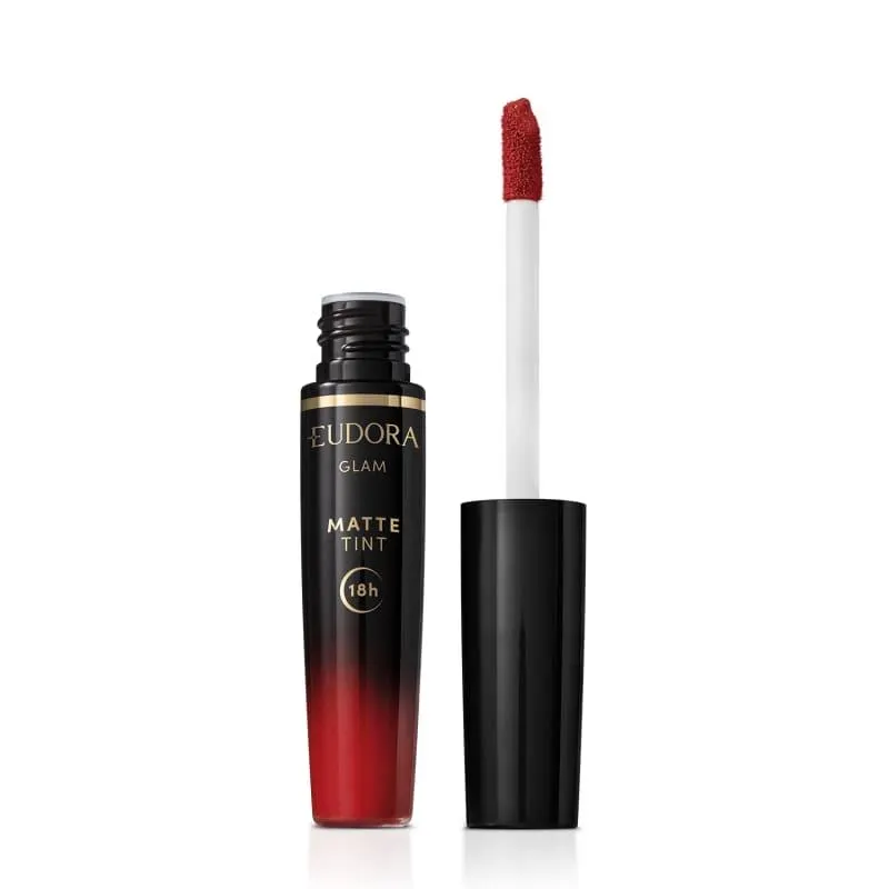 Batom Líquido Vermelho Radiante Glam Matte Tint 4g