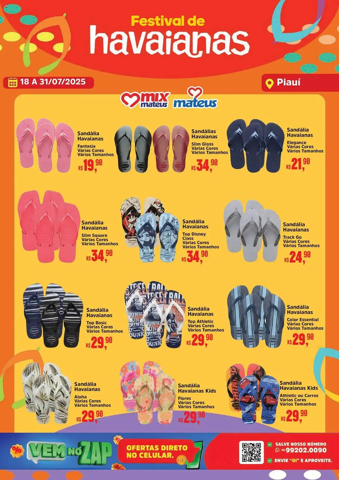 Encarte de Catálogo Supermercados Mateus 18 de julho até 1 de agosto 2025 - Pagina 1