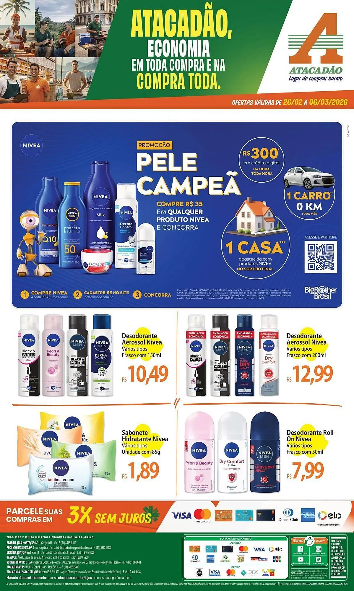 Encarte de Folheto Atacadão 27 de fevereiro até 6 de março 2026 - Pagina 1