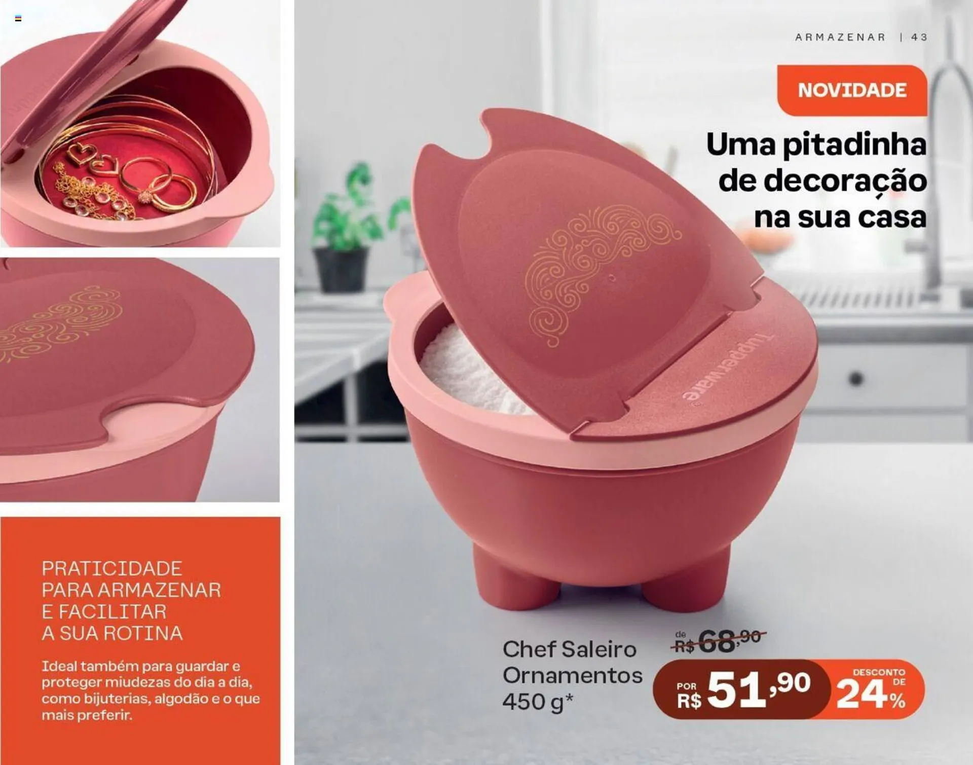 Encarte de Catálogo Tupperware 1 de abril até 30 de abril 2024 - Pagina 44