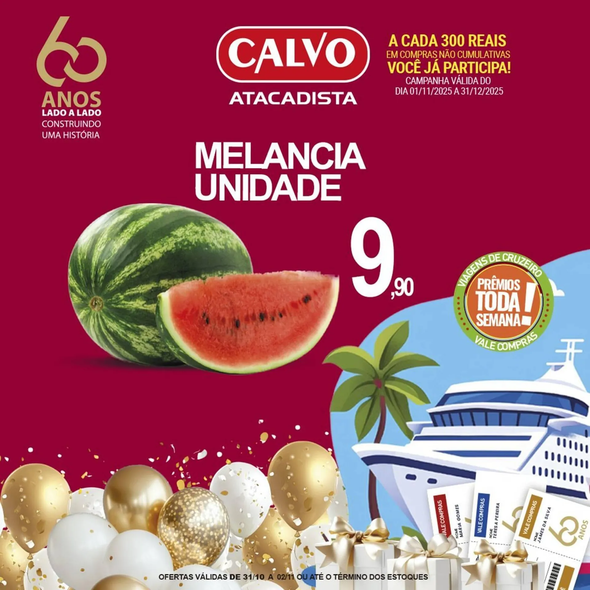 Encarte de Folheto Calvo Atacadista 1 de novembro até 31 de dezembro 2025 - Pagina 3