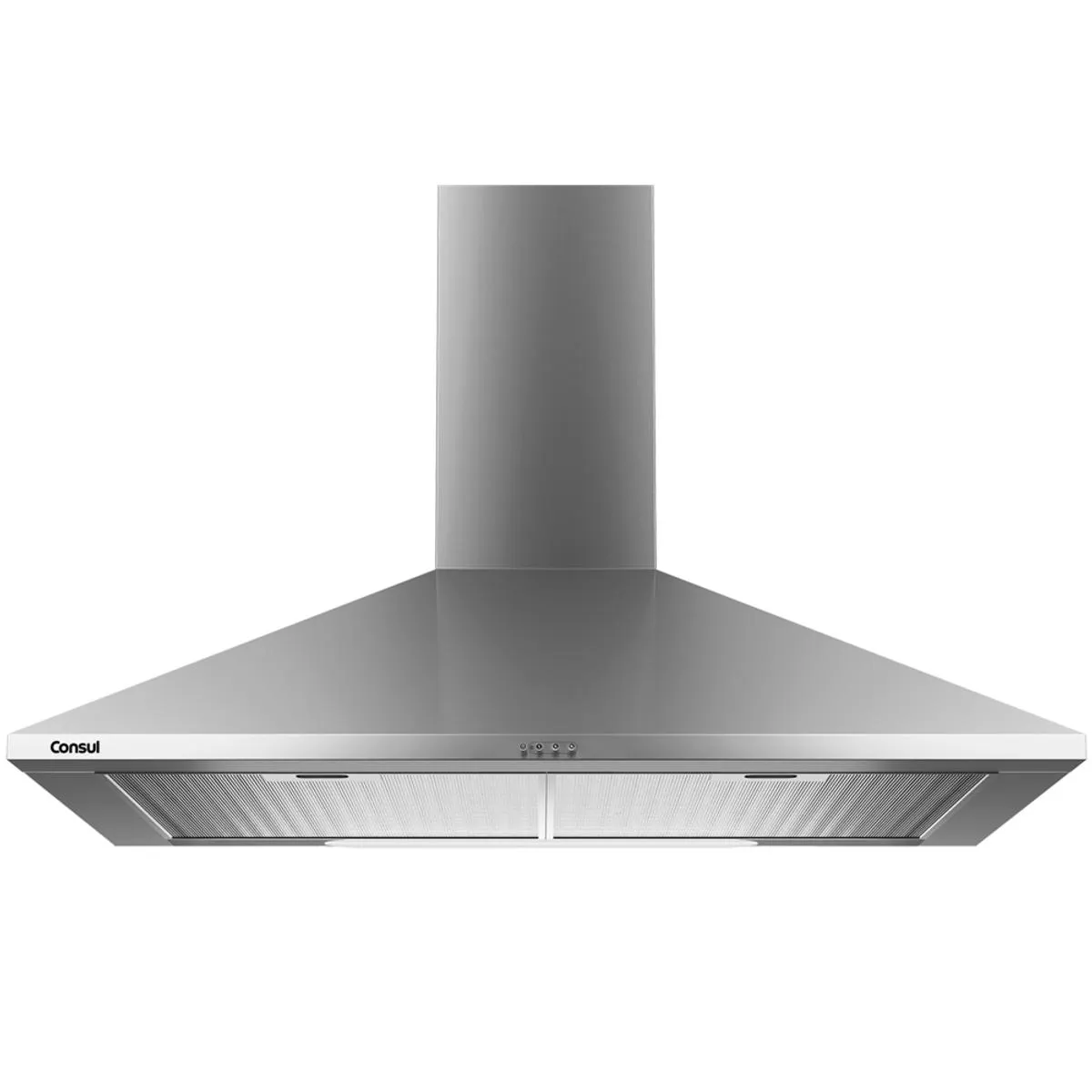 Coifa de Parede Consul 60cm, 3 Velocidades, Para 4 Bocas, Filtro de Carvão Ativado, Inox-CA060BR