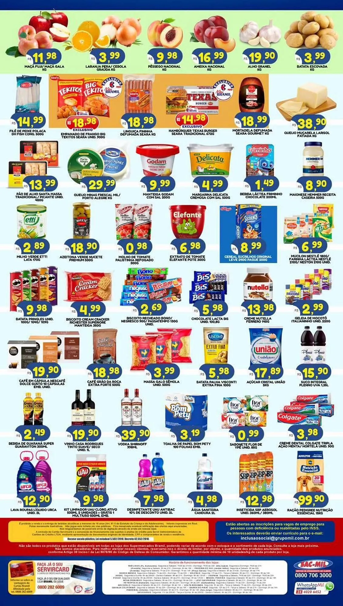 Encarte de Encarte Bramil Supermercados 16 de janeiro até 18 de janeiro 2026 - Pagina 2