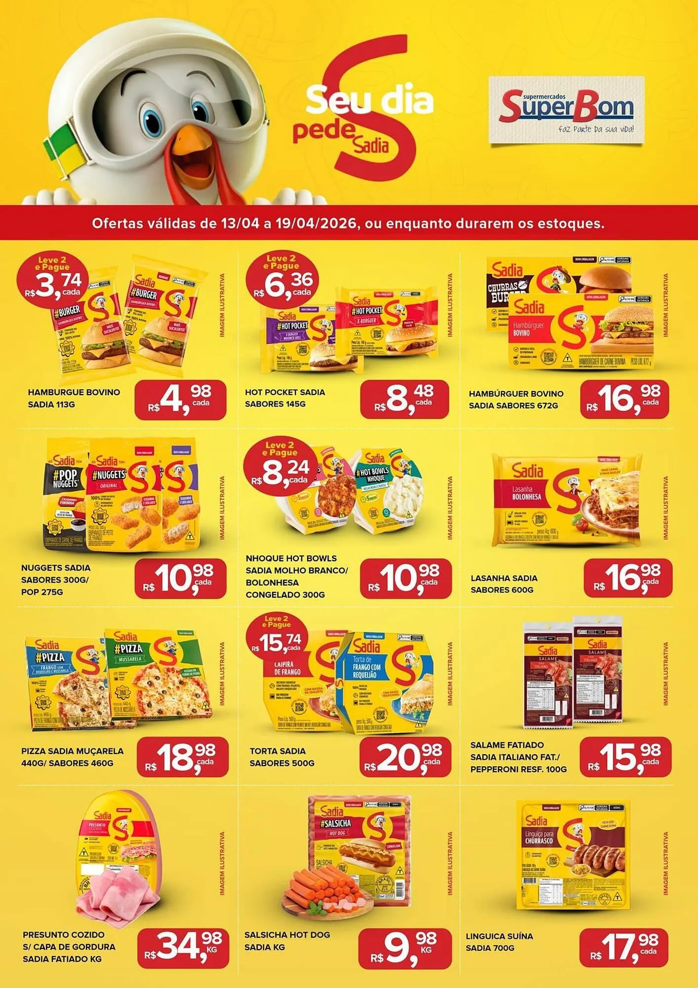 Encarte de Encarte Super Bom 13 de abril até 19 de abril 2026 - Pagina 1