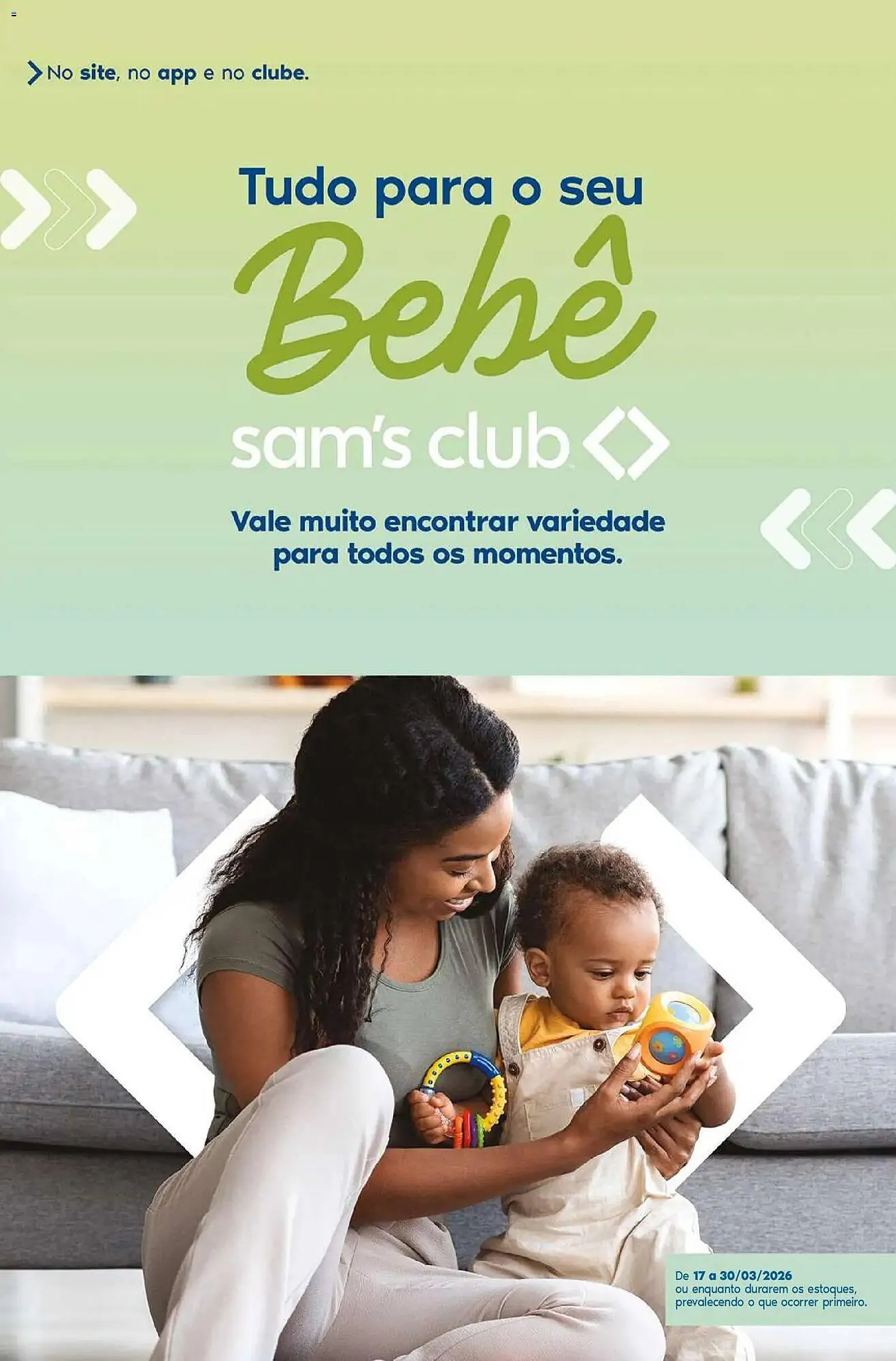 Encarte de Folheto Sam's Club 17 de março até 30 de março 2026 - Pagina 1