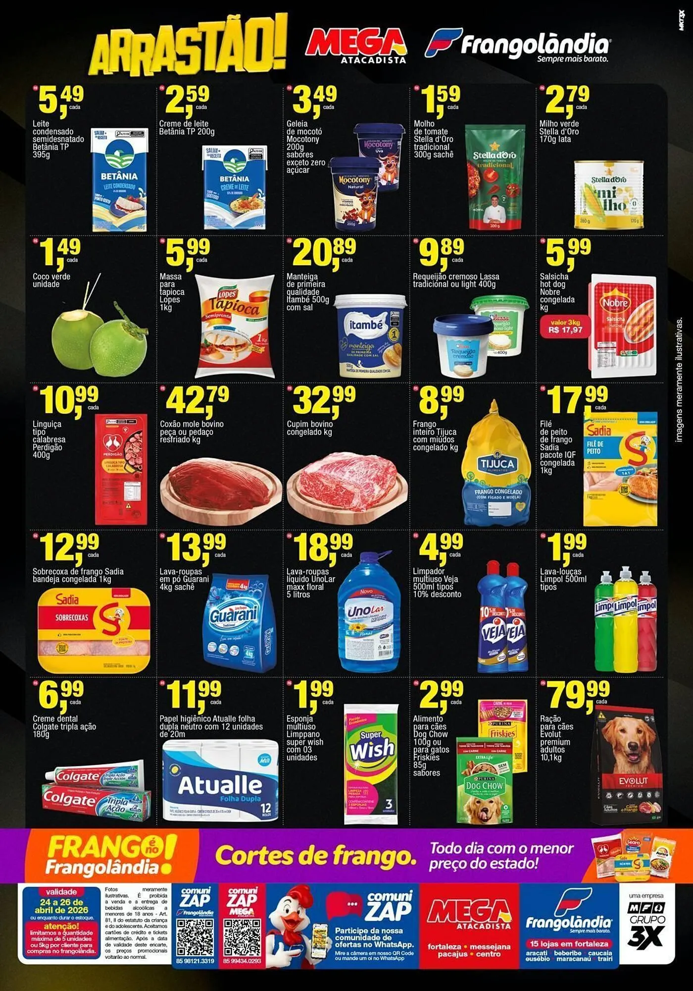 Encarte de Encarte Frangolândia 24 de abril até 26 de abril 2026 - Pagina 2
