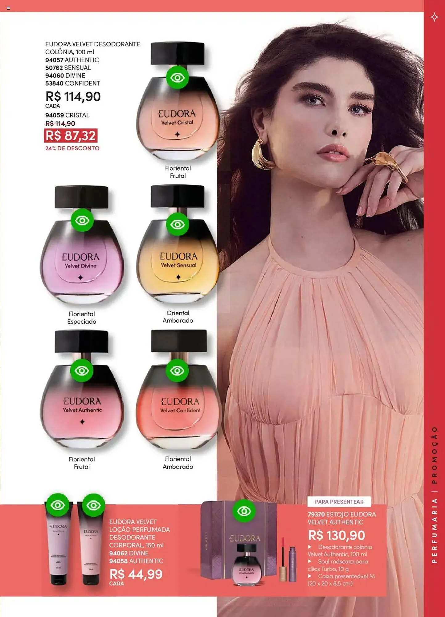 Encarte de Catálogo Eudora 25 de junho até 17 de julho 2025 - Pagina 35