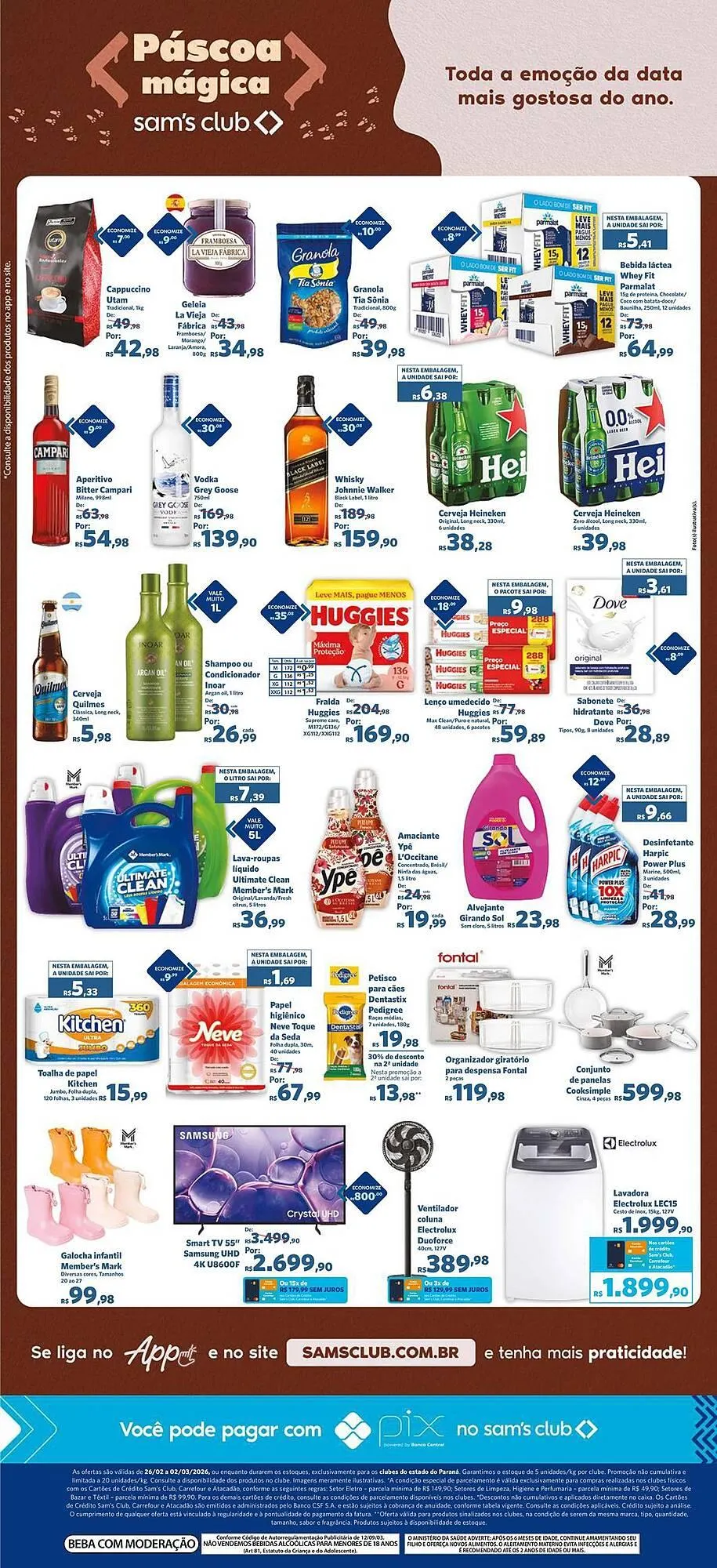 Encarte de Folheto Sam's Club 26 de fevereiro até 2 de março 2026 - Pagina 2
