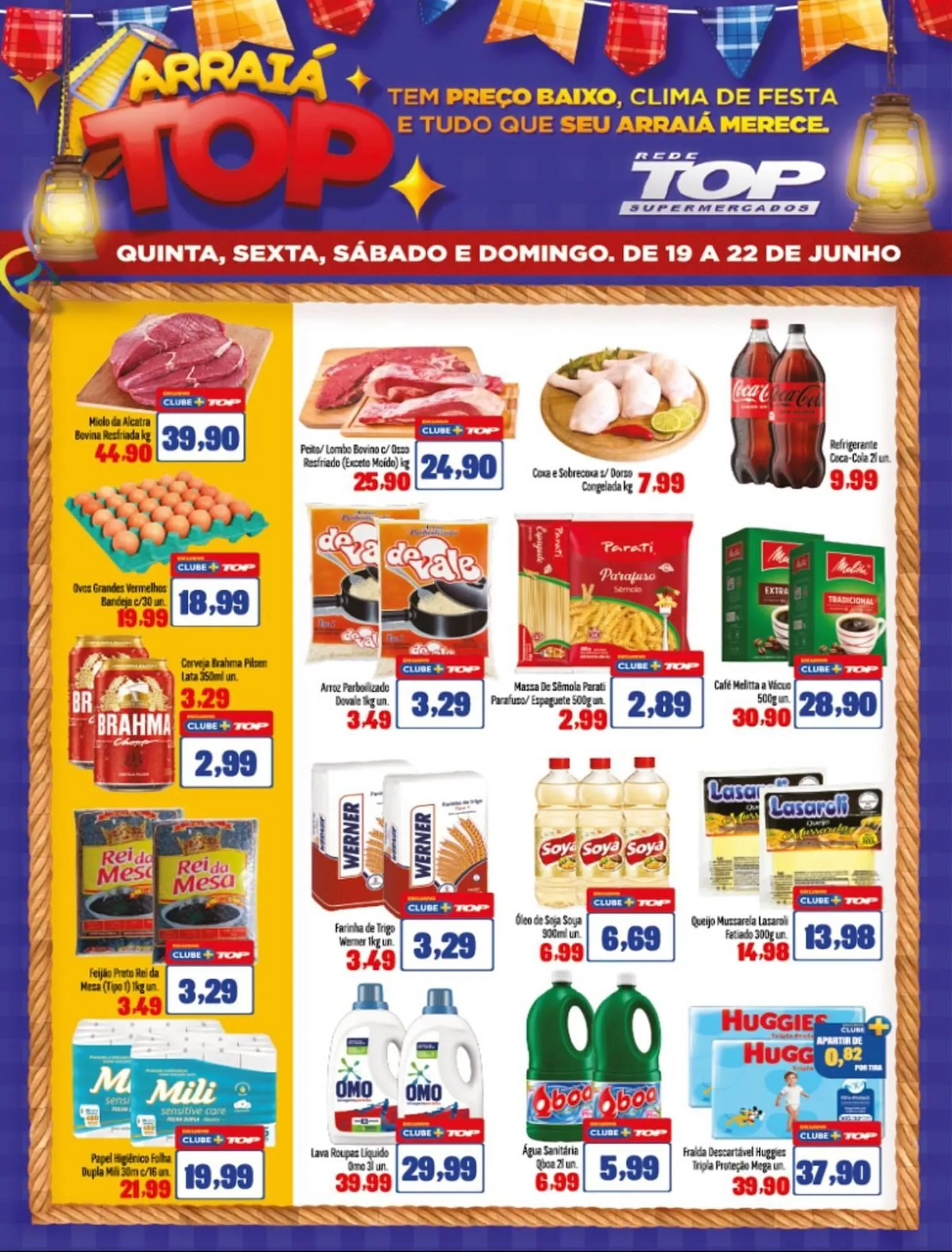 Encarte de Catálogo Rede Top 19 de junho até 22 de junho 2025 - Pagina 1