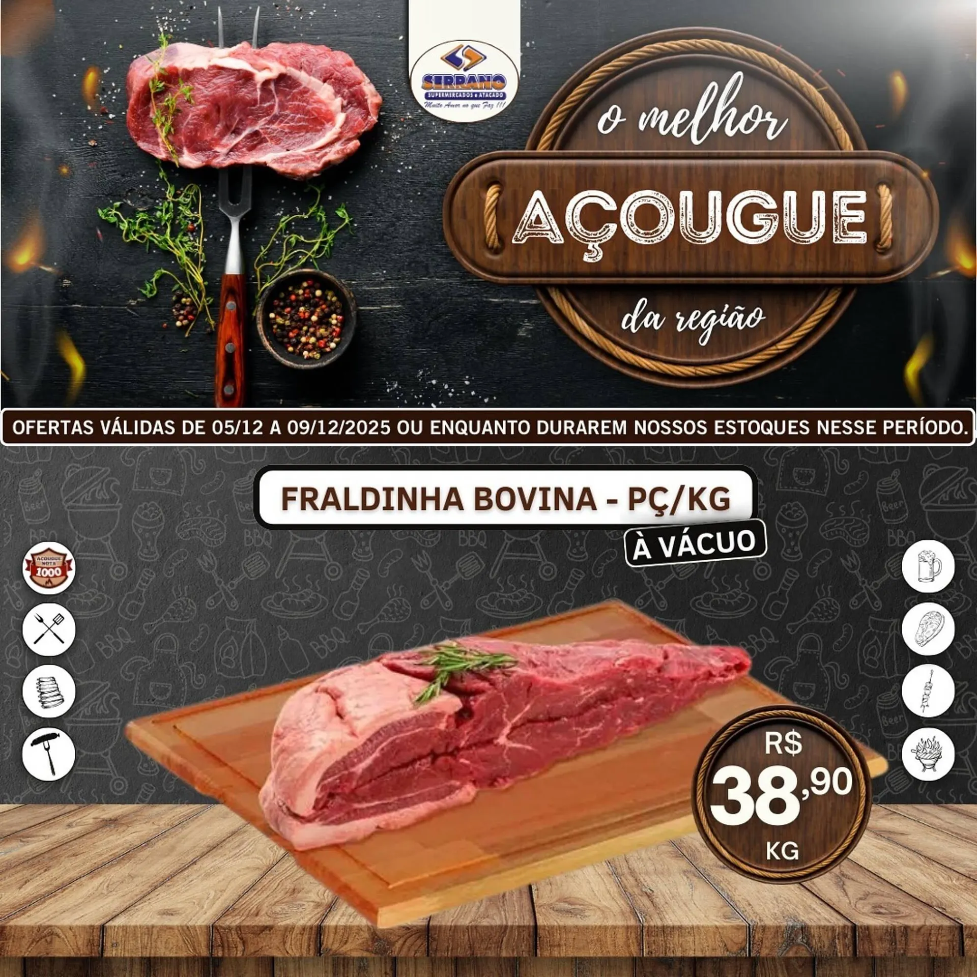 Encarte de Catálogo Serrano Supermercado 6 de dezembro até 9 de dezembro 2025 - Pagina 5