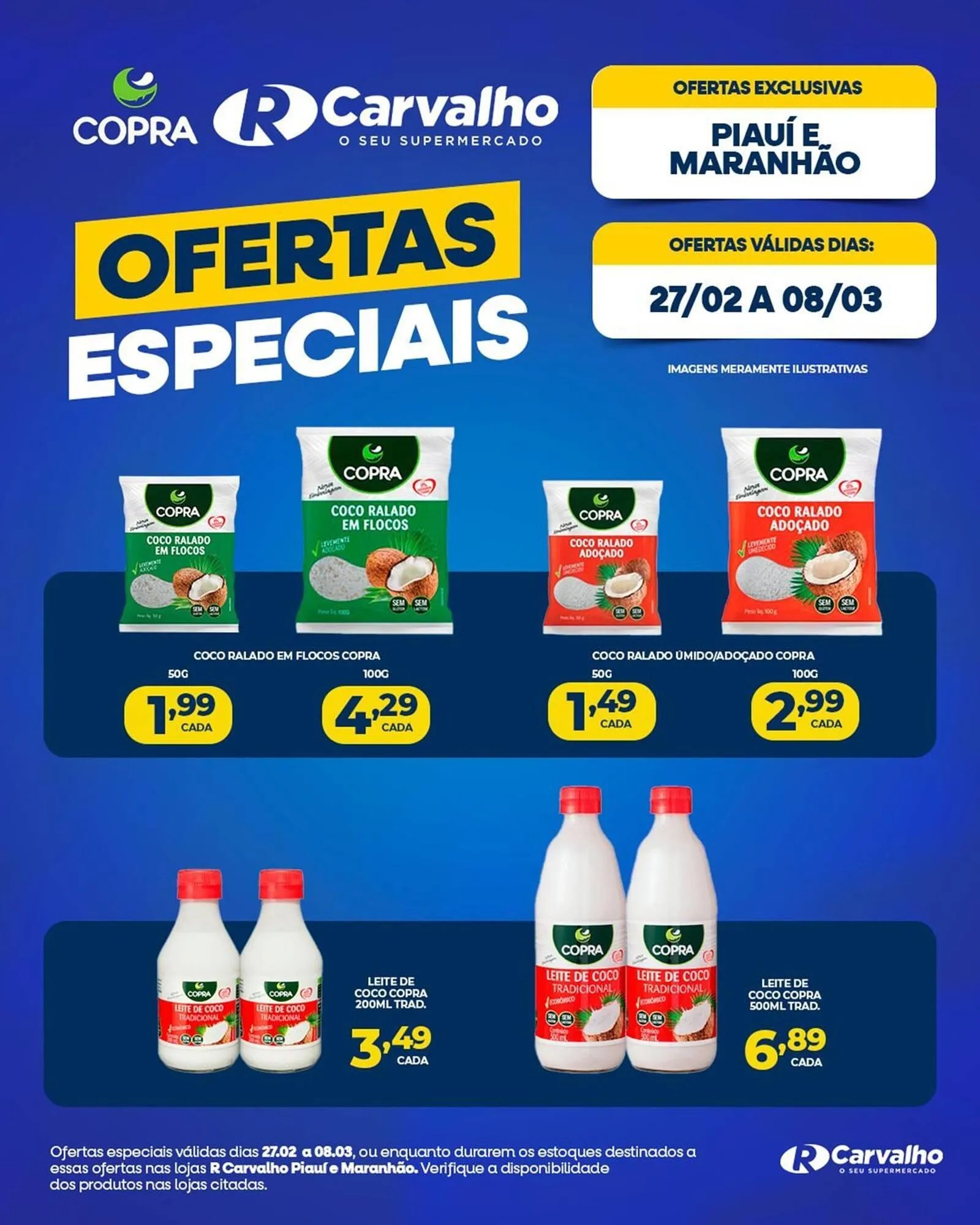 Encarte de Catálogo Carvalho Supermercado 27 de fevereiro até 8 de março 2026 - Pagina 1