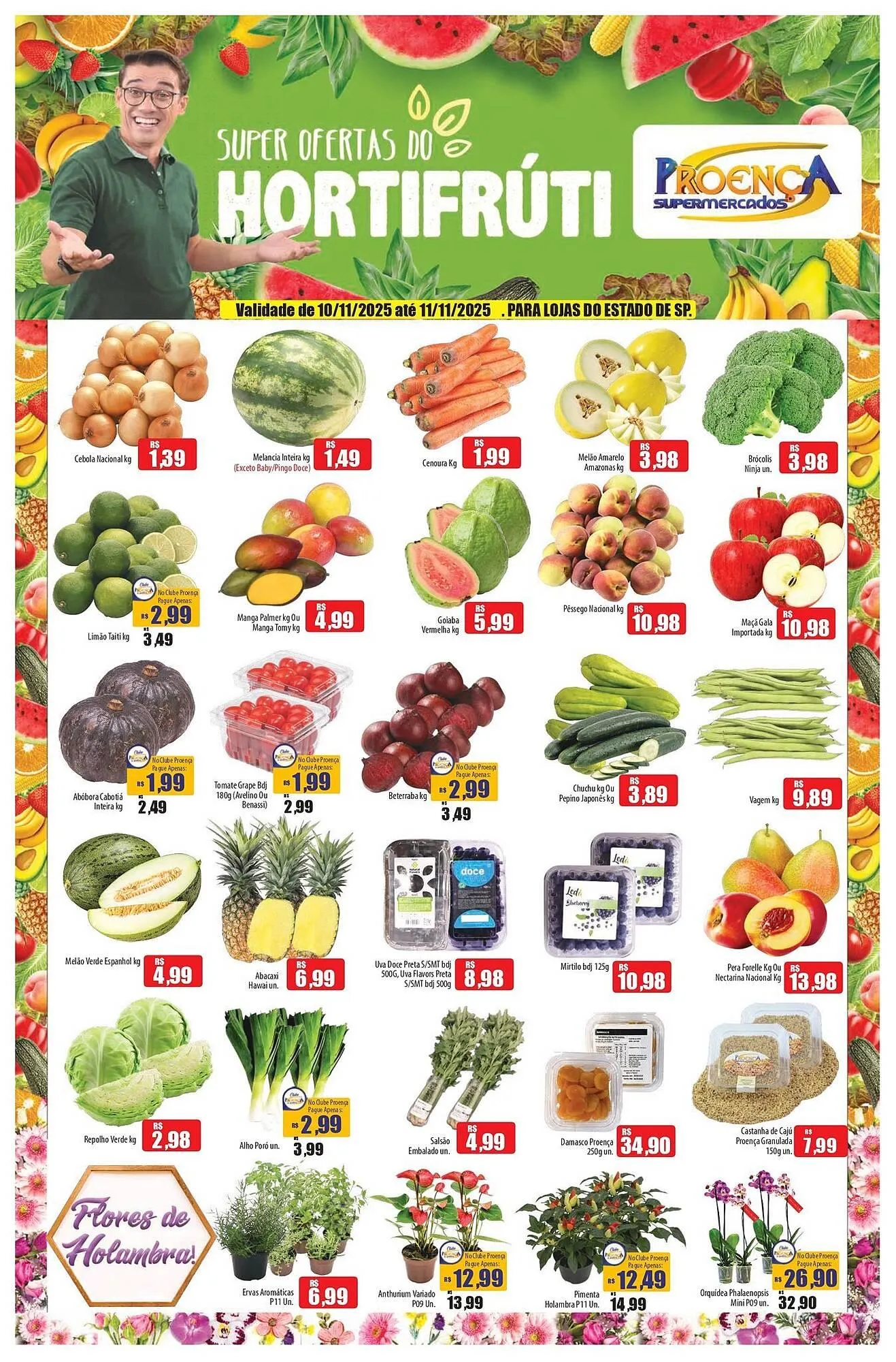Encarte de Catálogo Proença Supermercados 10 de novembro até 11 de novembro 2025 - Pagina 1