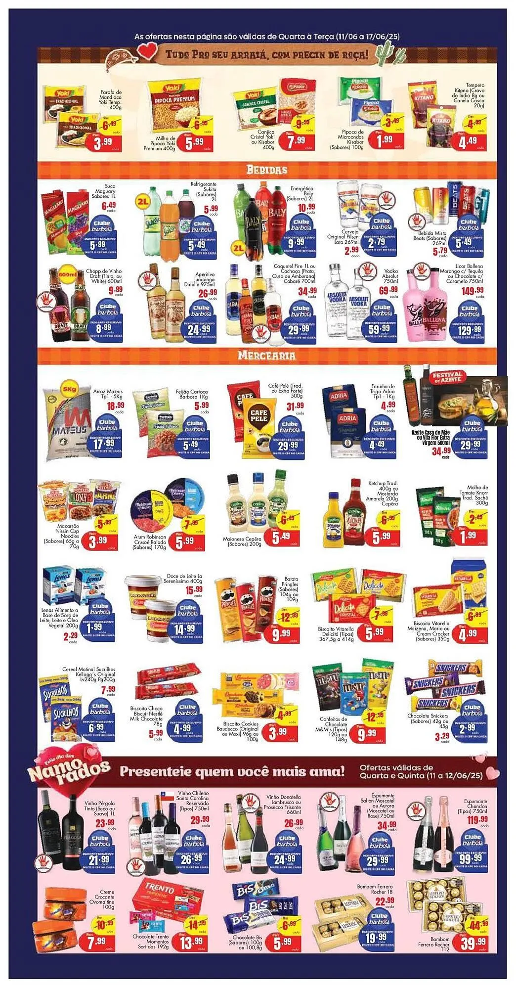Encarte de Catálogo Barbosa Supermercados 11 de junho até 17 de junho 2025 - Pagina 3
