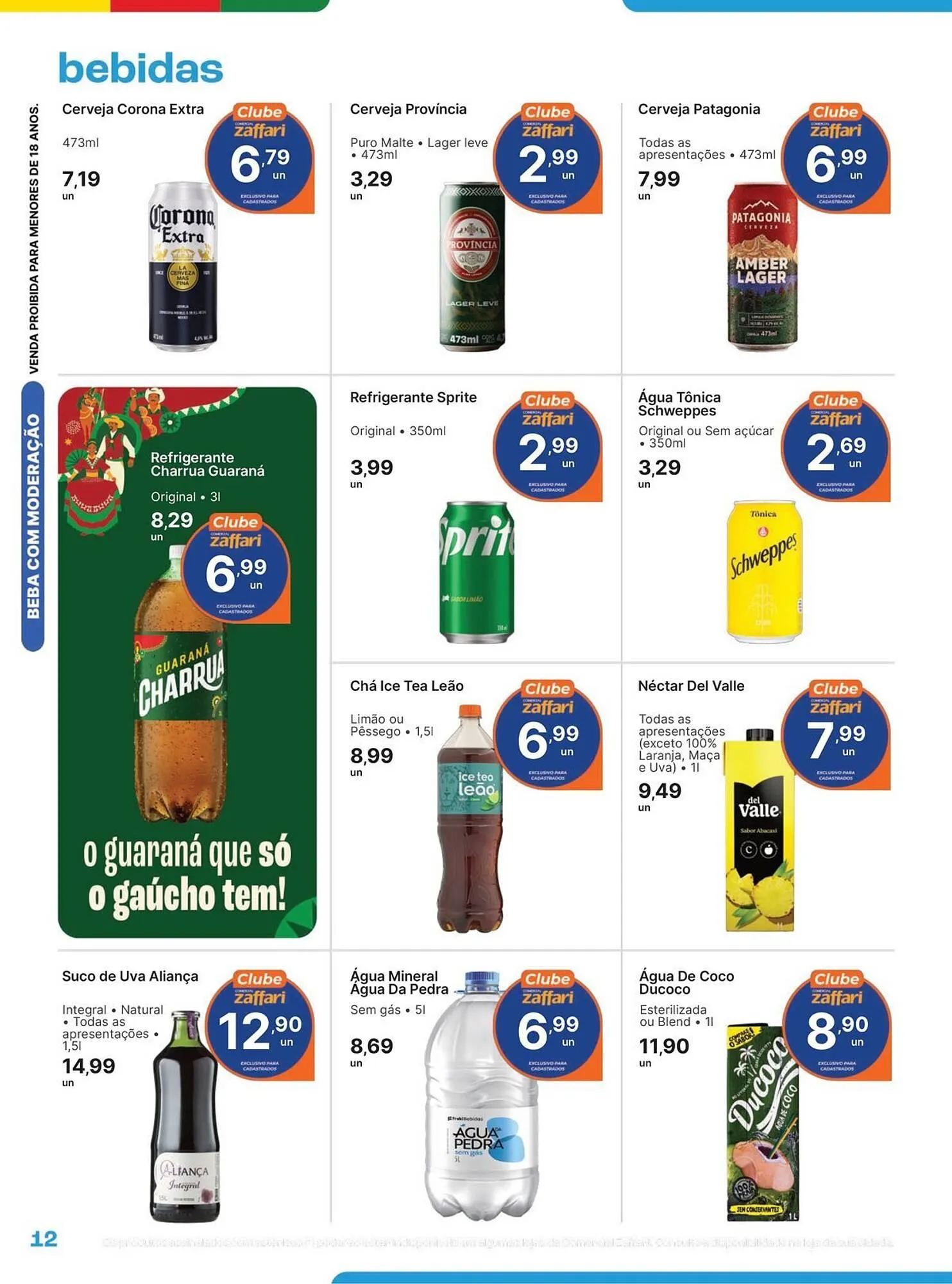 Encarte de Encarte Comercial Zaffari 12 de setembro até 21 de setembro 2025 - Pagina 12