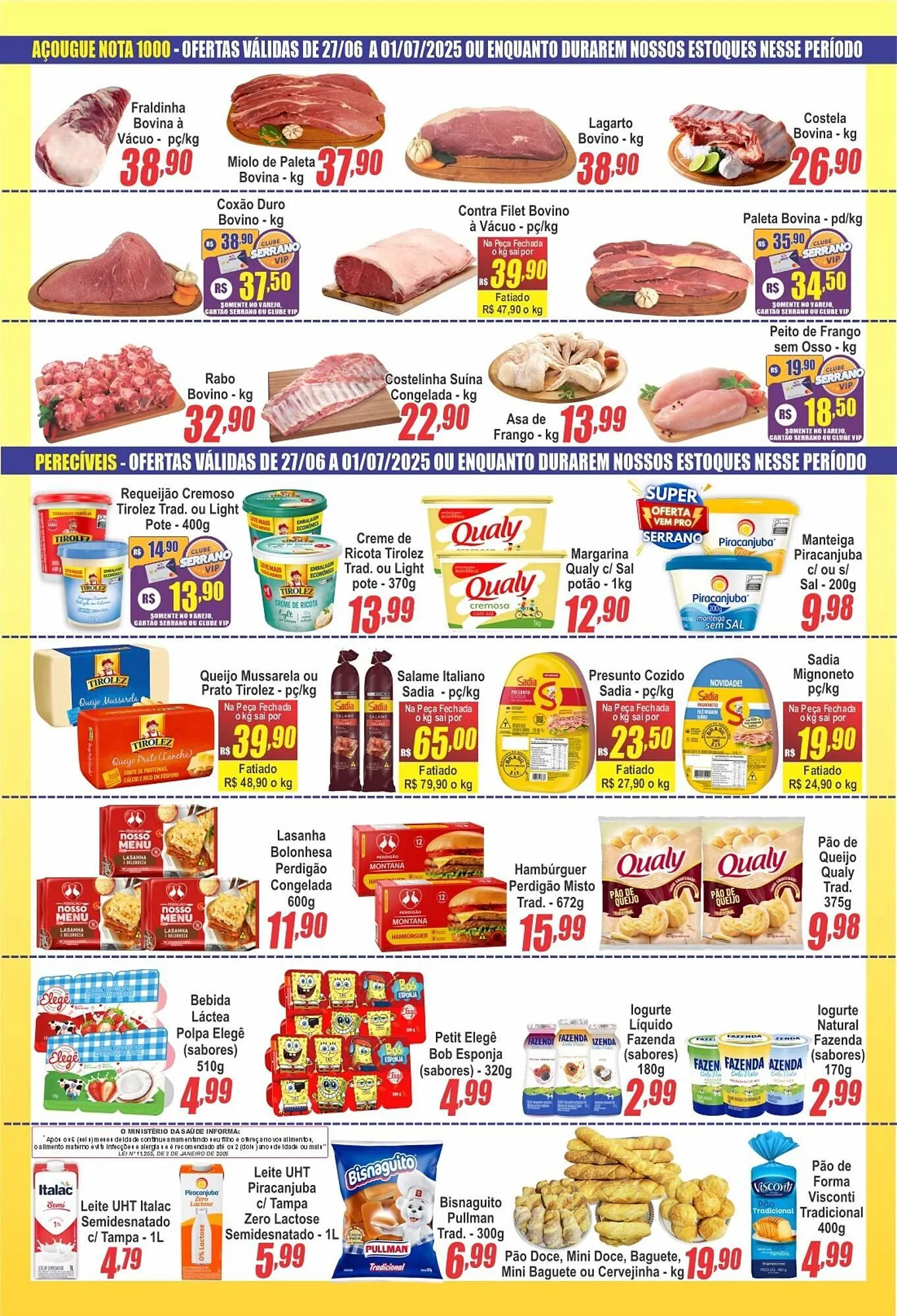 Encarte de Catálogo Serrano Supermercado 24 de junho até 1 de julho 2025 - Pagina 3