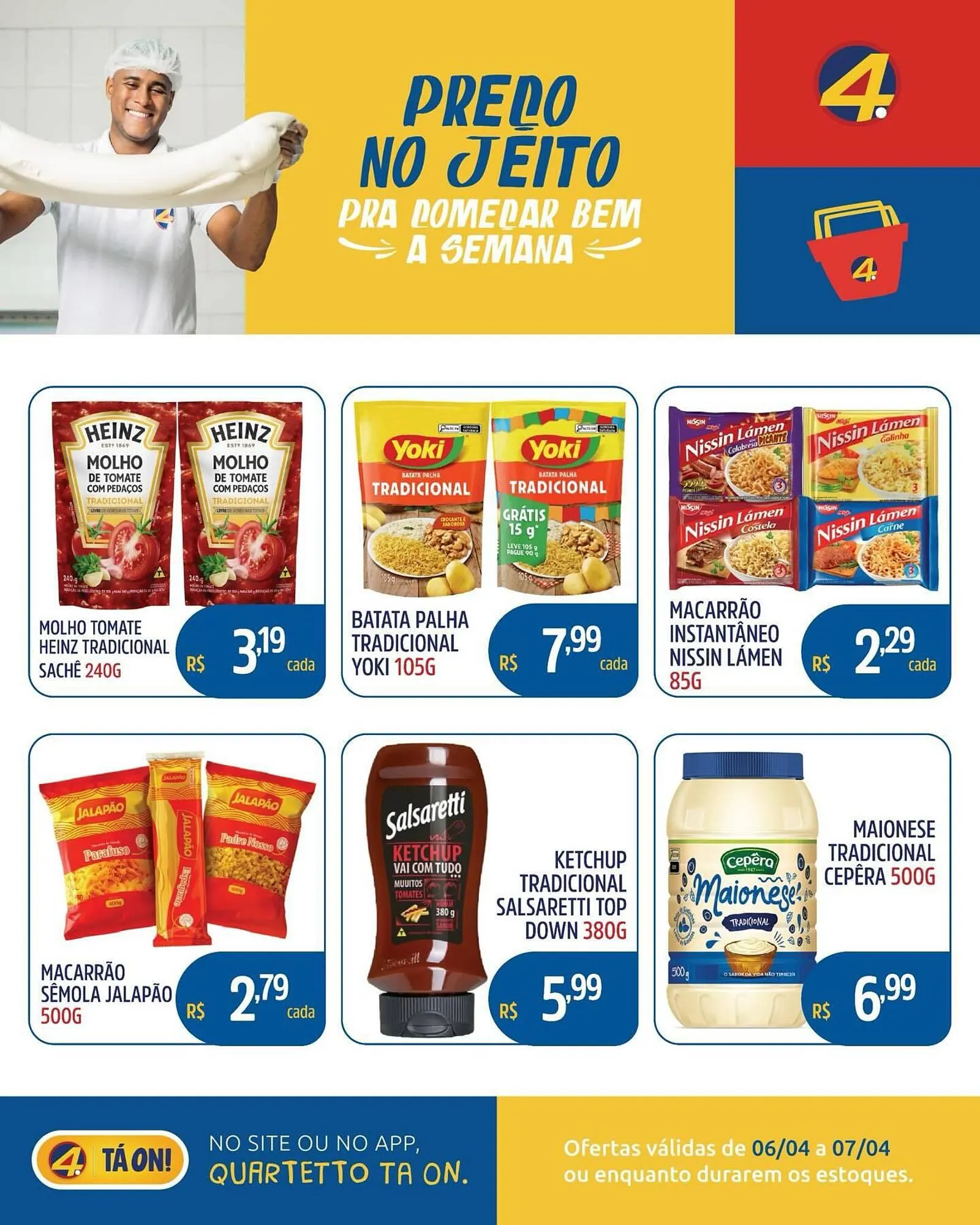Encarte de Catálogo Quartetto Supermercados 6 de abril até 7 de abril 2026 - Pagina 3