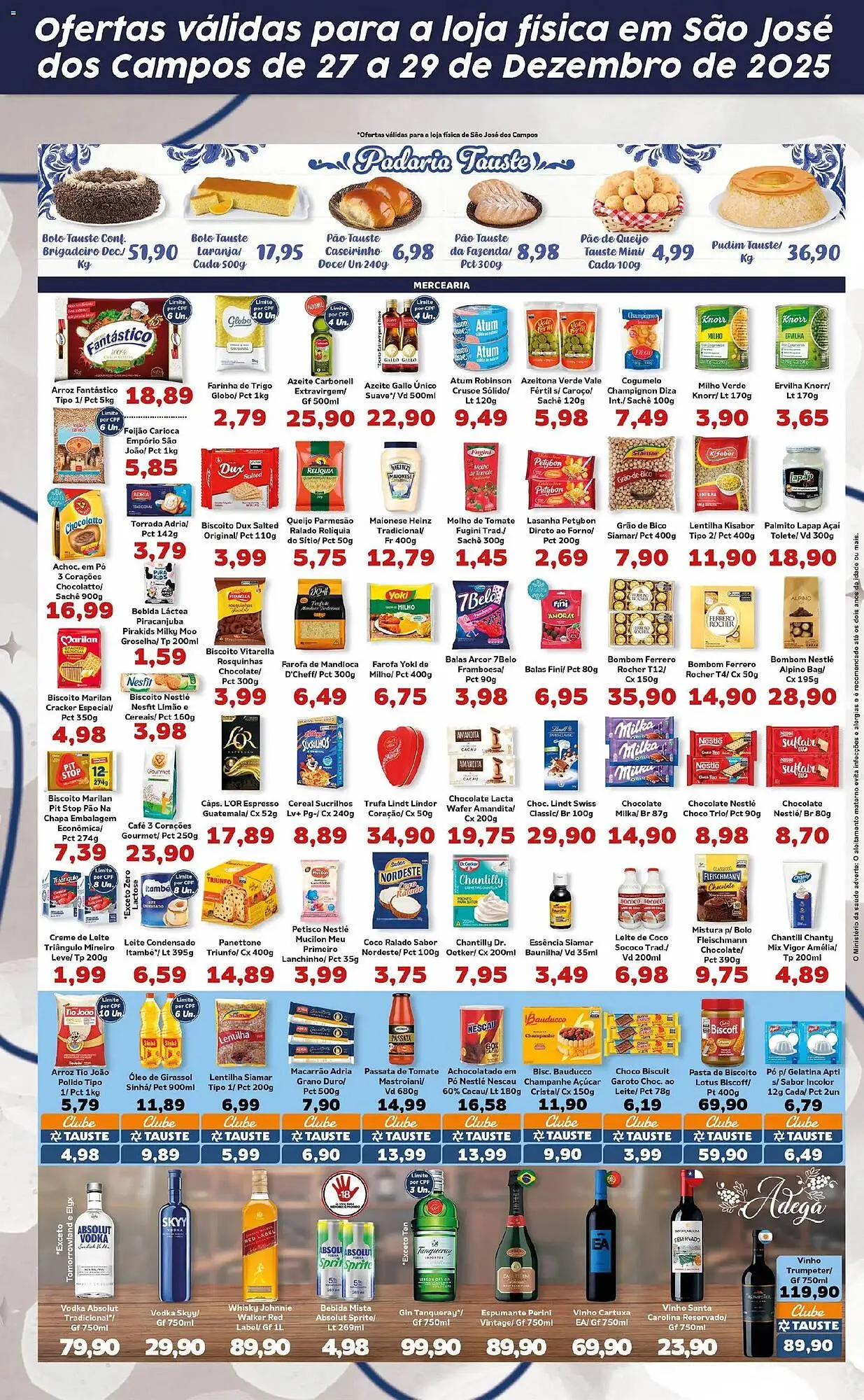 Encarte de Catálogo Supermercados Tauste 27 de dezembro até 29 de dezembro 2025 - Pagina 3