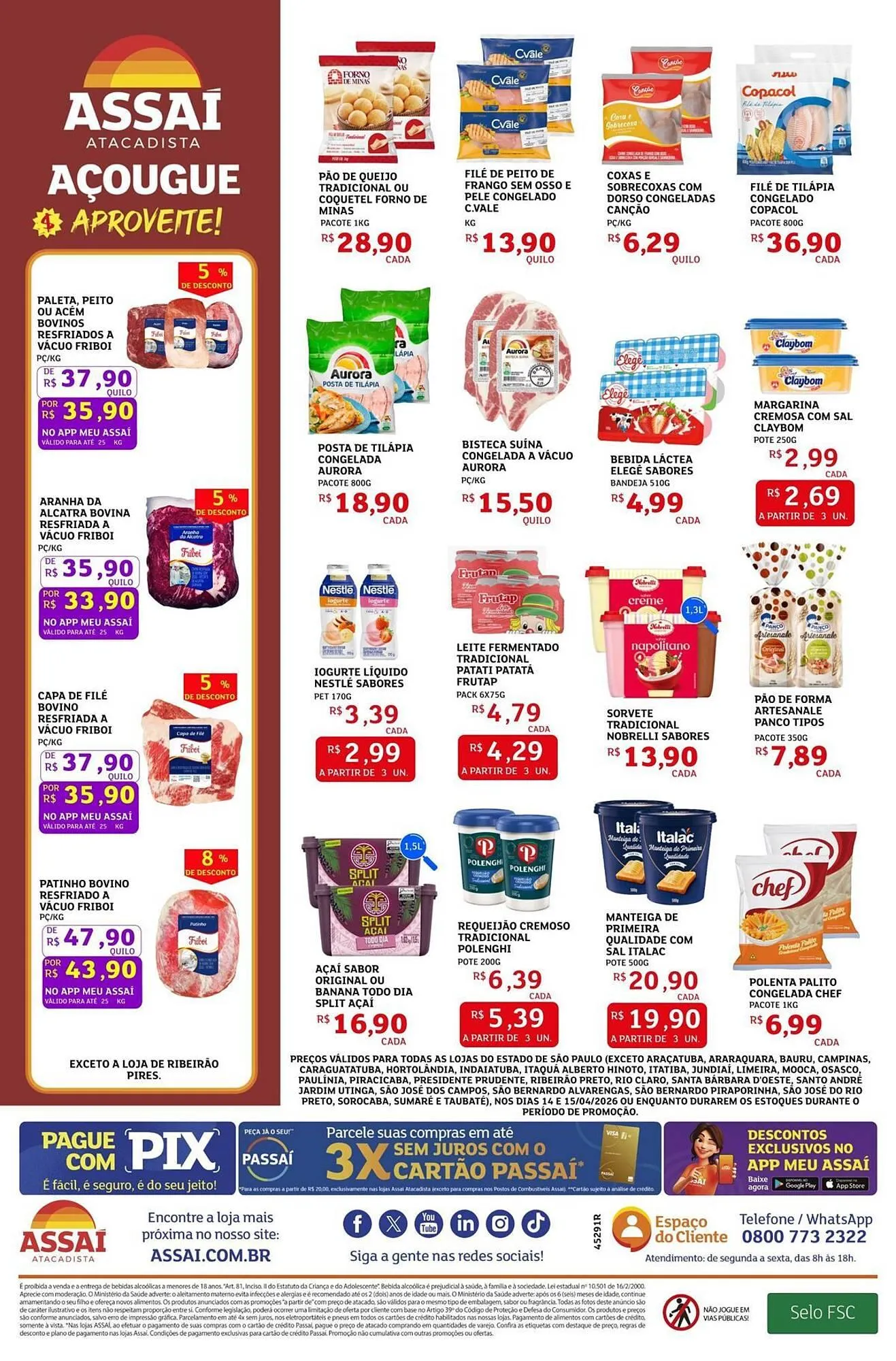 Encarte de Encarte Assaí Atacadista 14 de abril até 15 de abril 2026 - Pagina 2