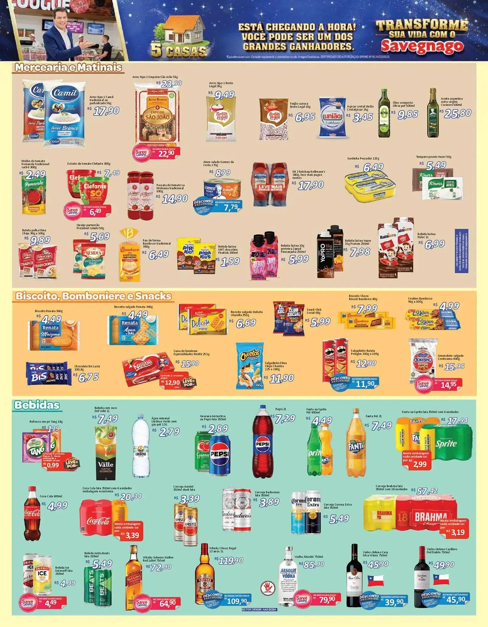 Encarte de Catálogo Supermercados Savegnago 8 de janeiro até 11 de janeiro 2026 - Pagina 3