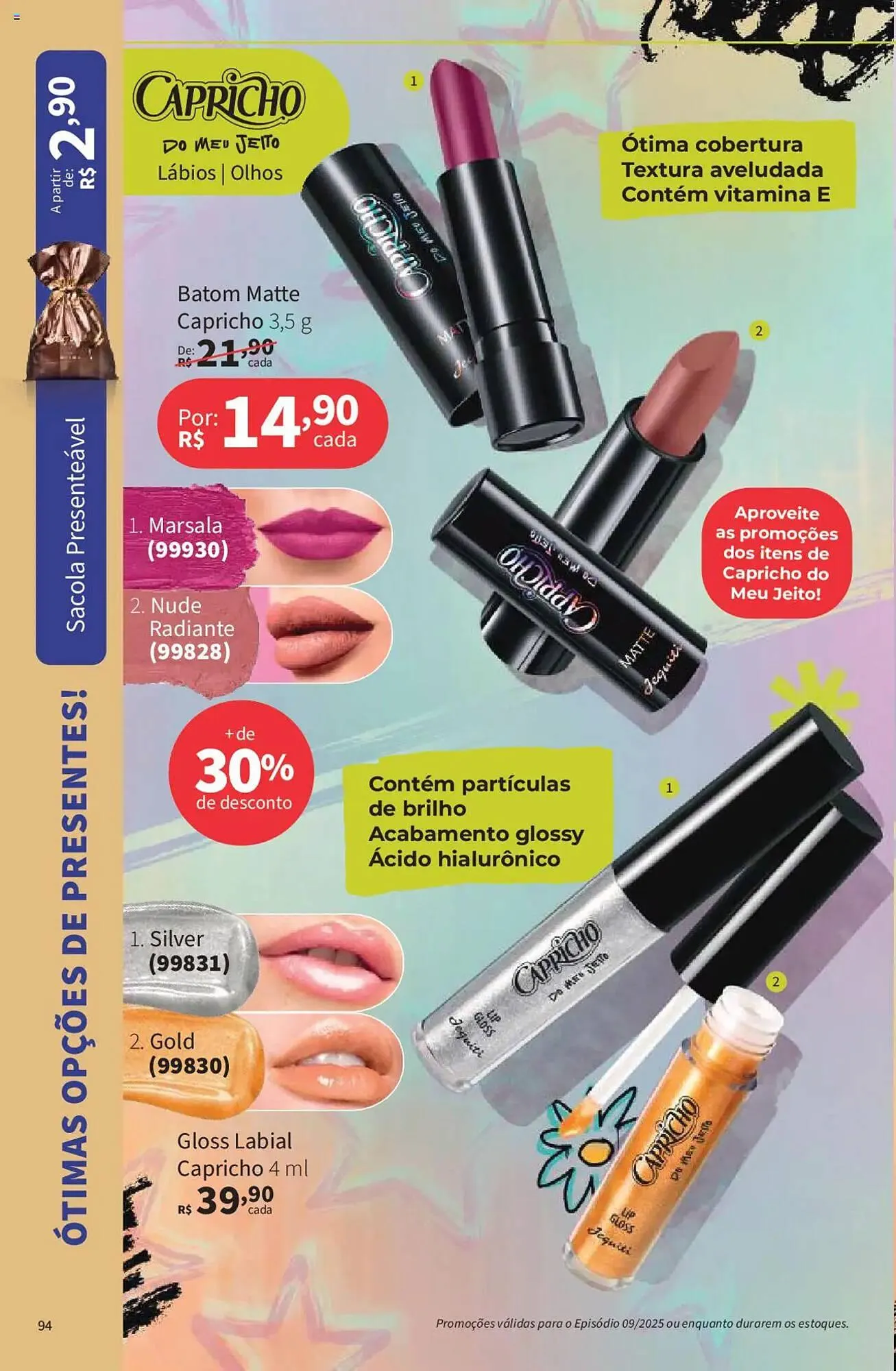 Encarte de Catálogo Jequiti 19 de junho até 17 de julho 2025 - Pagina 94