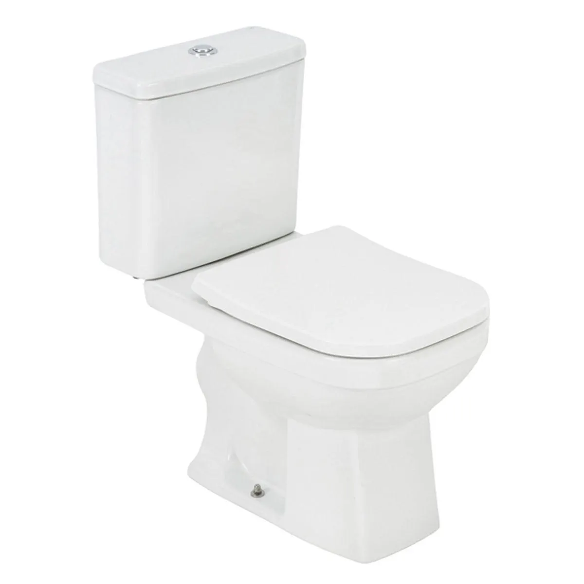 Kit Vaso Sanitário com Caixa Acoplada Quadra Cd01 Branco Deca