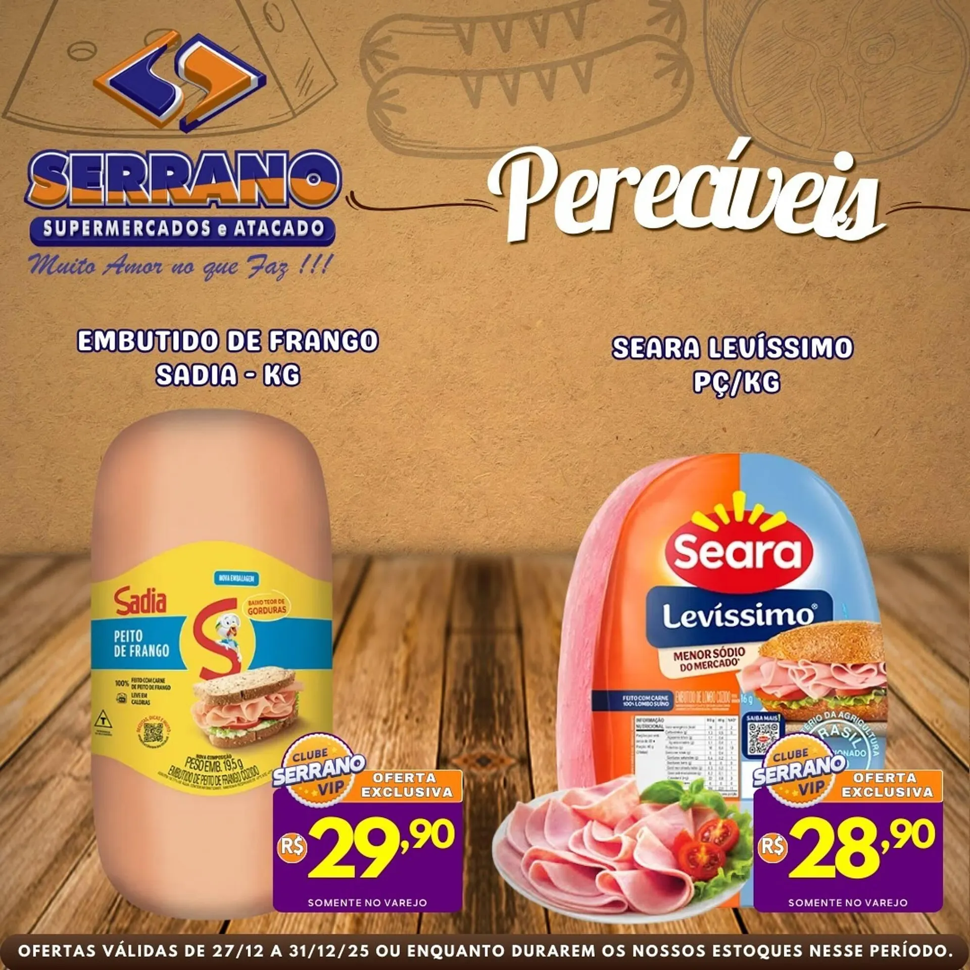 Encarte de Catálogo Serrano Supermercado 27 de dezembro até 31 de dezembro 2025 - Pagina 3