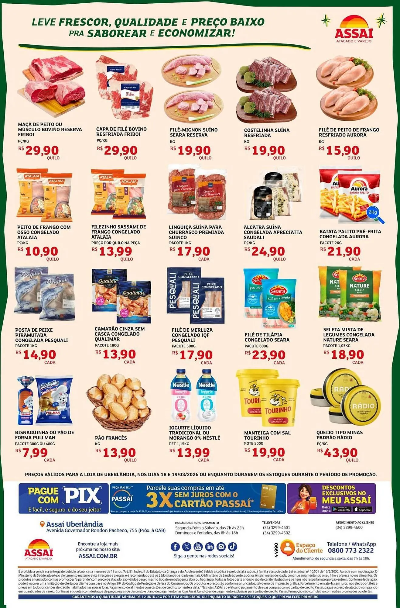 Encarte de Encarte Assaí Atacadista 18 de março até 19 de março 2026 - Pagina 2