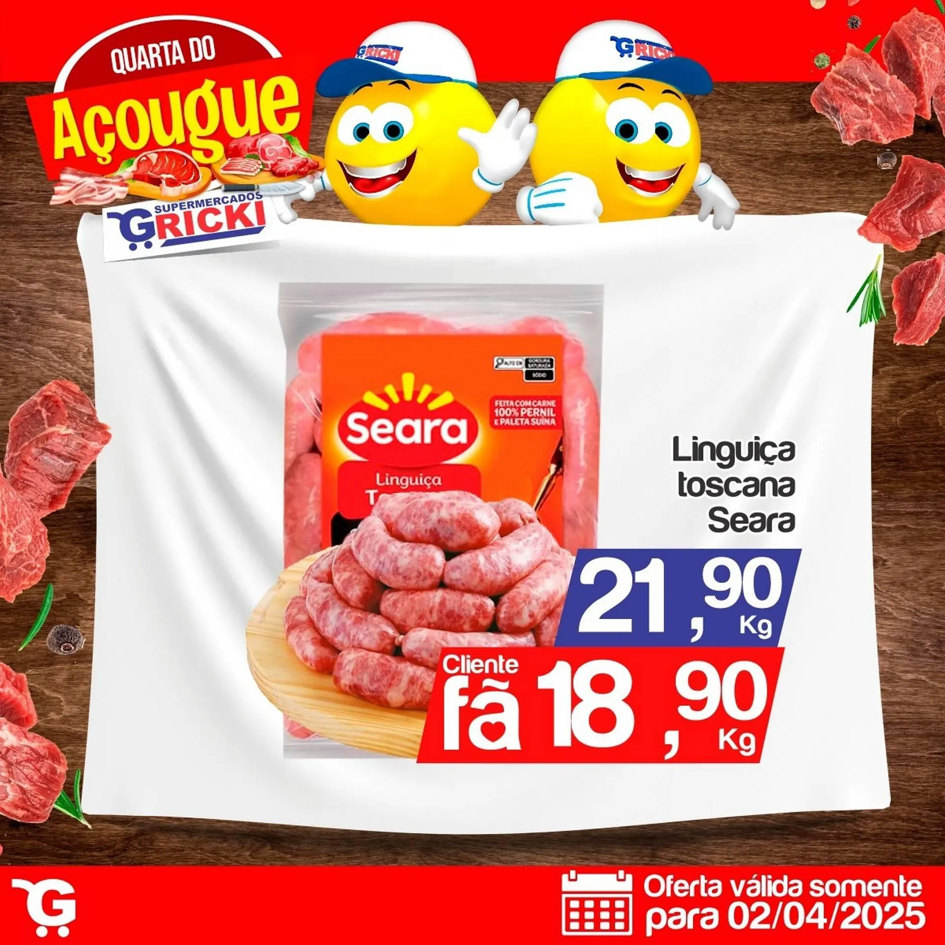 Encarte de Catálogo Supermercados Gricki 2 de abril até 2 de abril 2025 - Pagina 8