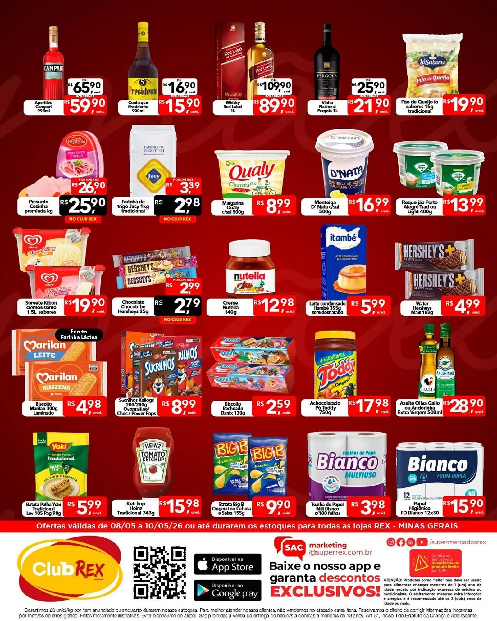 Encarte de Catálogo Supermercados Rex 8 de maio até 10 de maio 2026 - Pagina 2