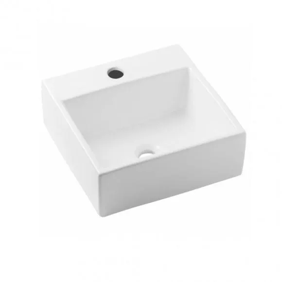 Cuba de Apoio c/ Mesa Quadrada 35x35cm Loft Q6 Branca Incepa