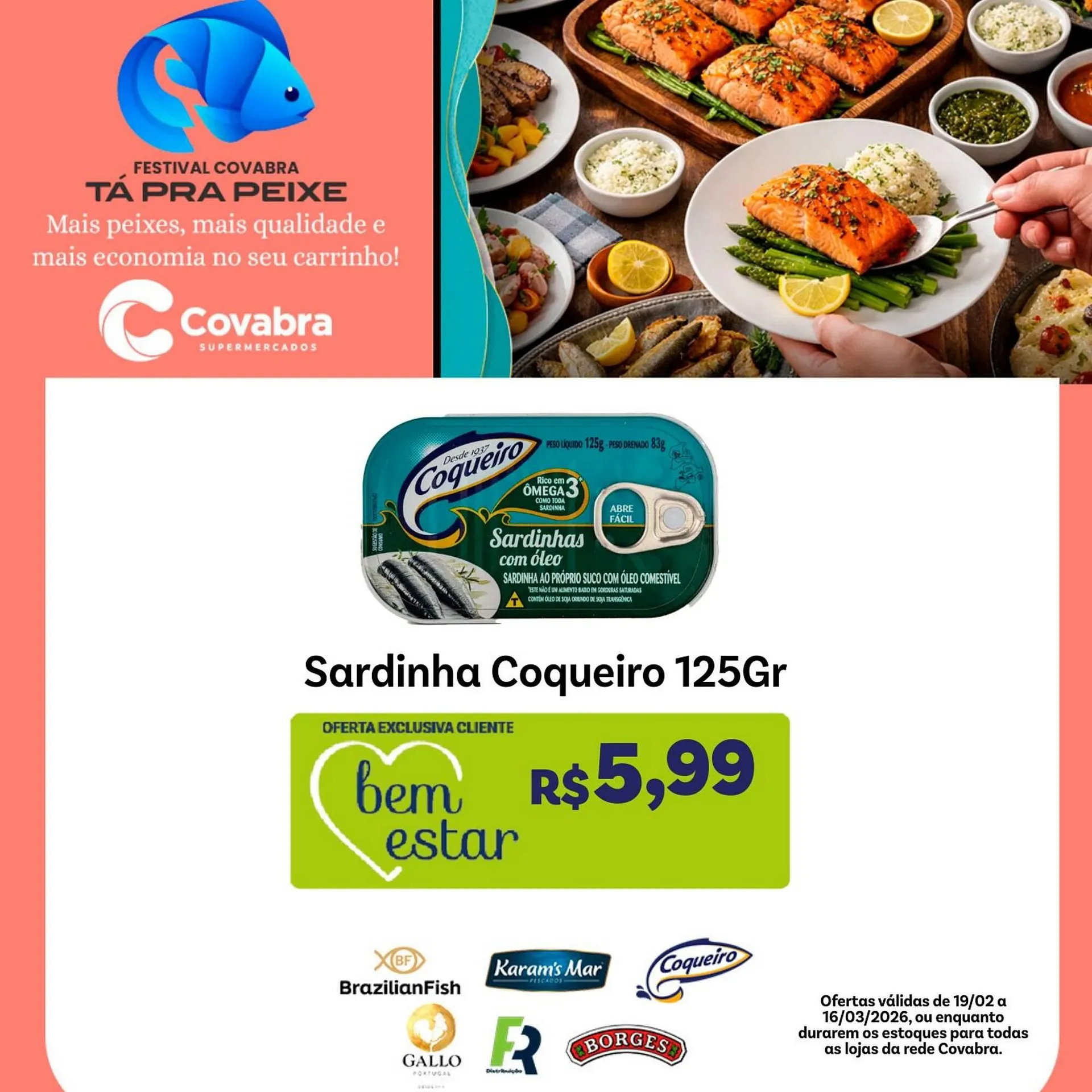 Encarte de Catálogo Covabra Supermercados 18 de fevereiro até 16 de março 2026 - Pagina 2