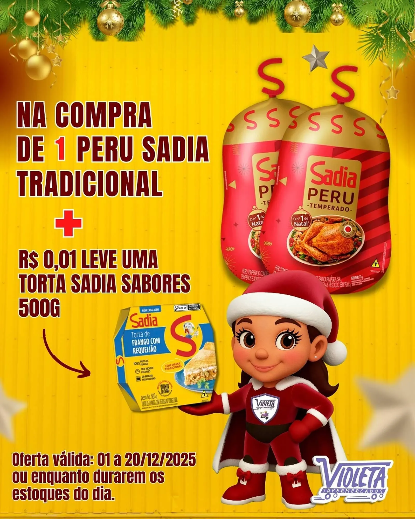 Encarte de Catálogo Violeta Supermercados 3 de dezembro até 20 de dezembro 2025 - Pagina 3