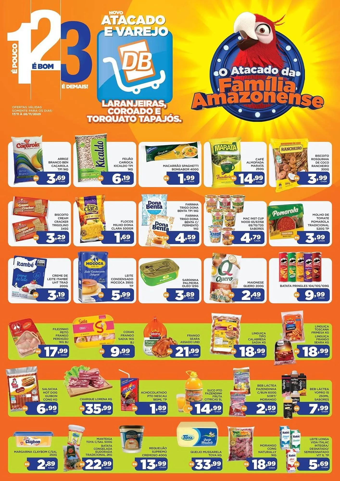 Encarte de Catálogo DB Supermercados 18 de novembro até 26 de novembro 2025 - Pagina 1