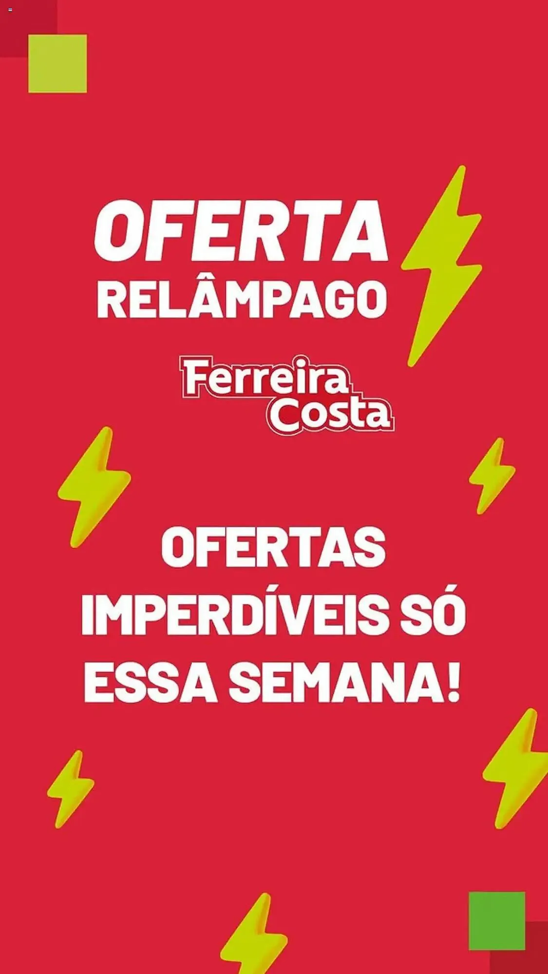 Encarte de Catálogo Ferreira Costa 15 de agosto até 19 de agosto 2025 - Pagina 1