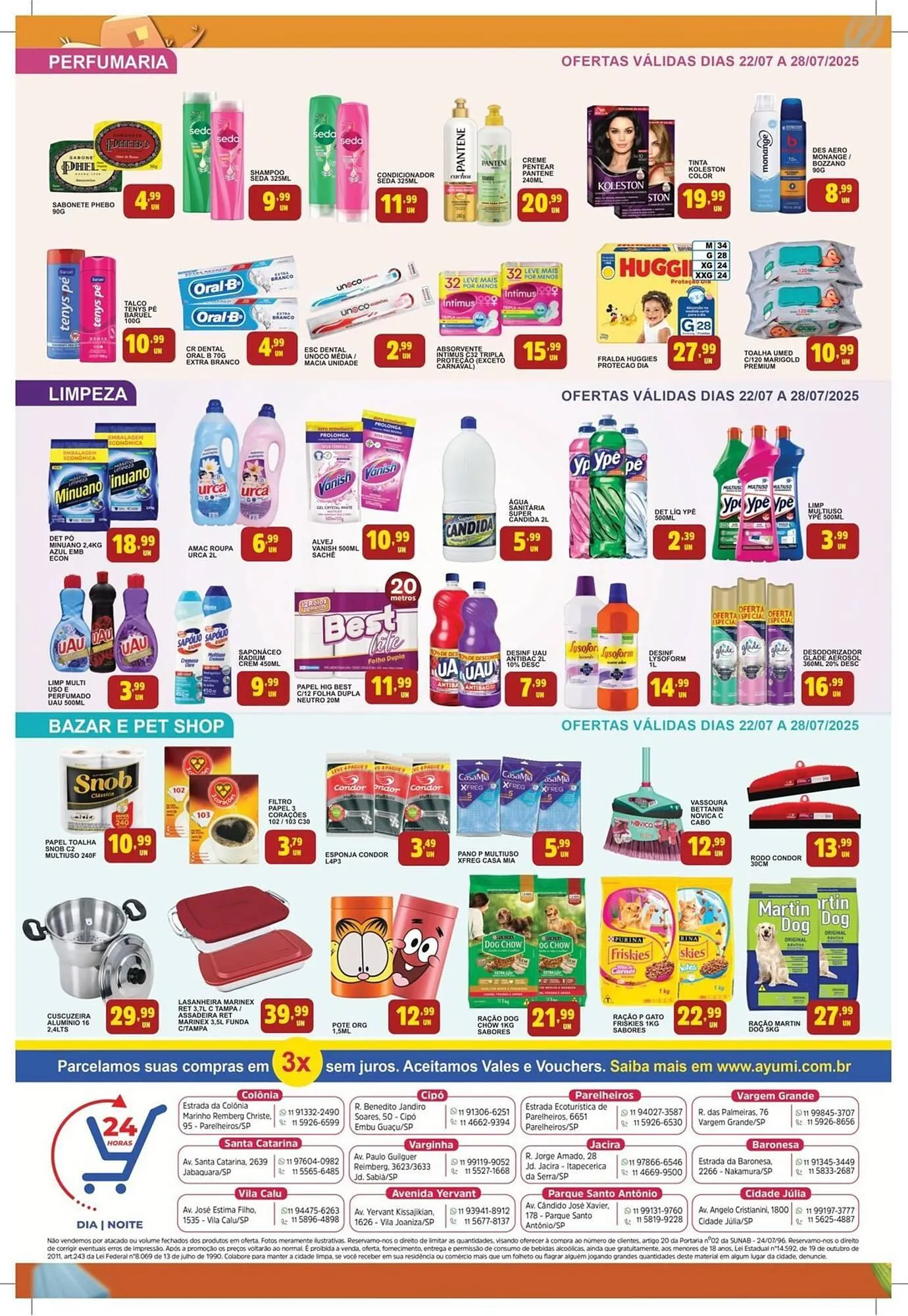 Encarte de Catálogo Ayumi Supermercados 22 de julho até 27 de julho 2025 - Pagina 4