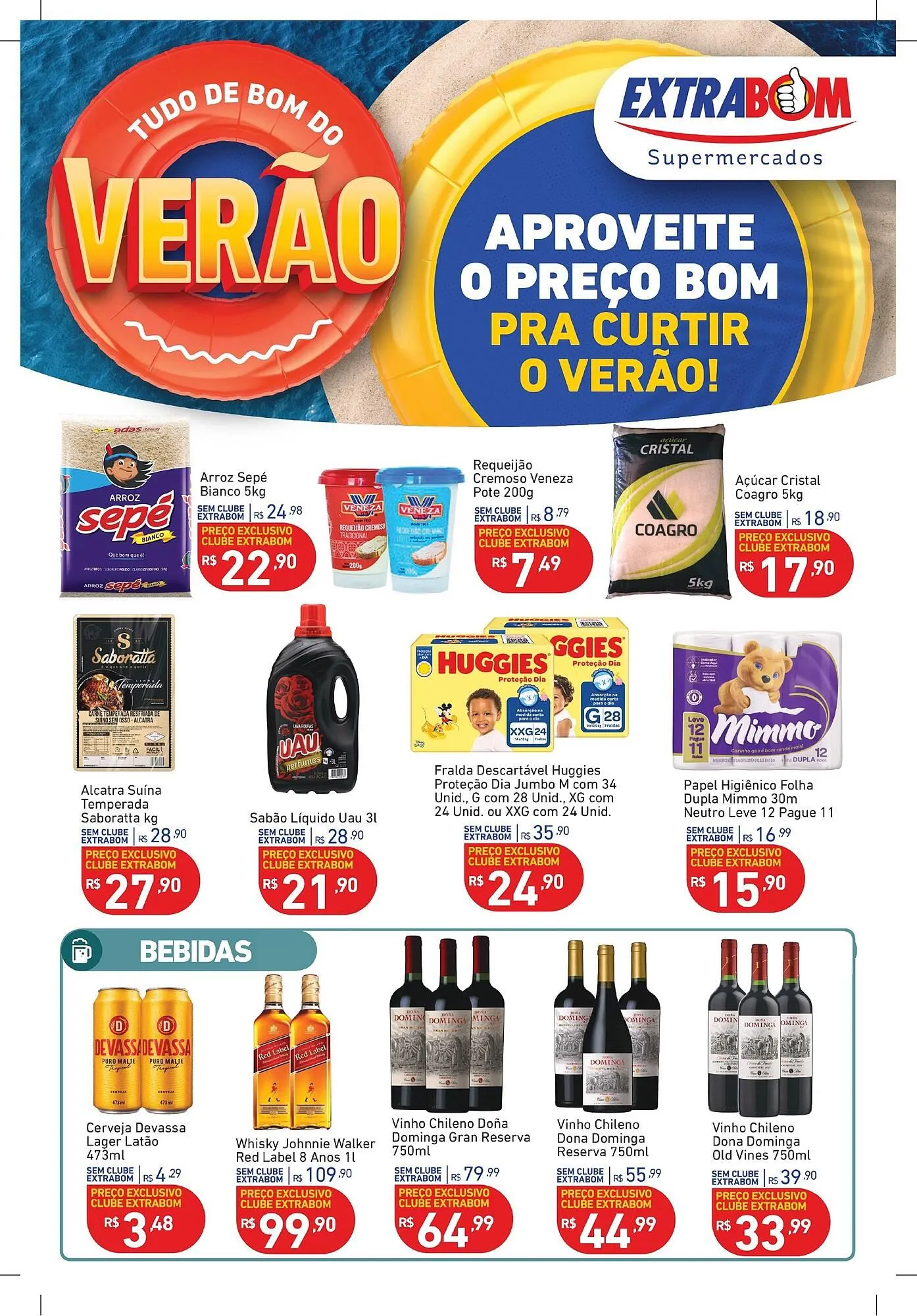 Encarte de Catálogo Extrabom Supermercados 12 de fevereiro até 26 de fevereiro 2025 - Pagina 1