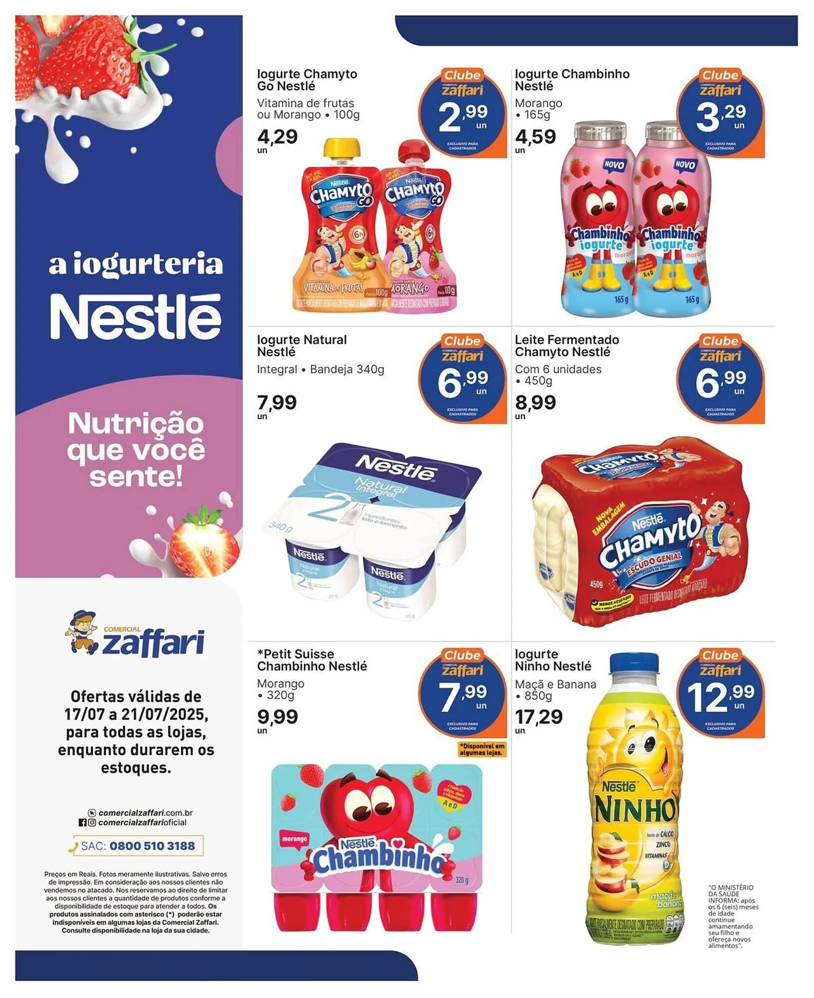 Encarte de Catálogo Comercial Zaffari 17 de julho até 21 de julho 2025 - Pagina 1
