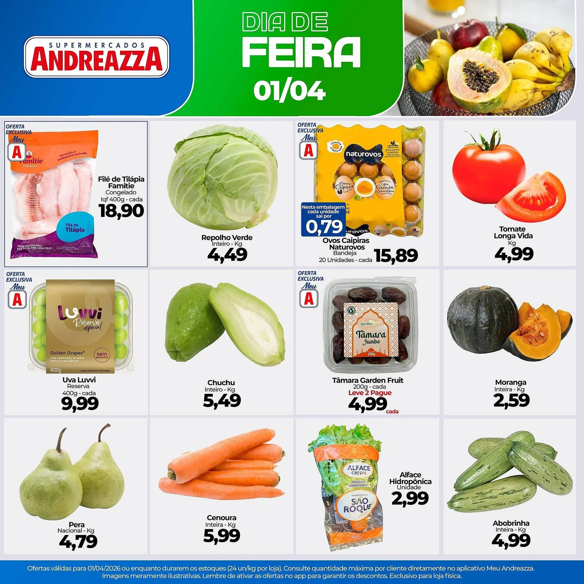 Encarte de Catálogo Supermercados Andreazza 1 de abril até 1 de abril 2026 - Pagina 2