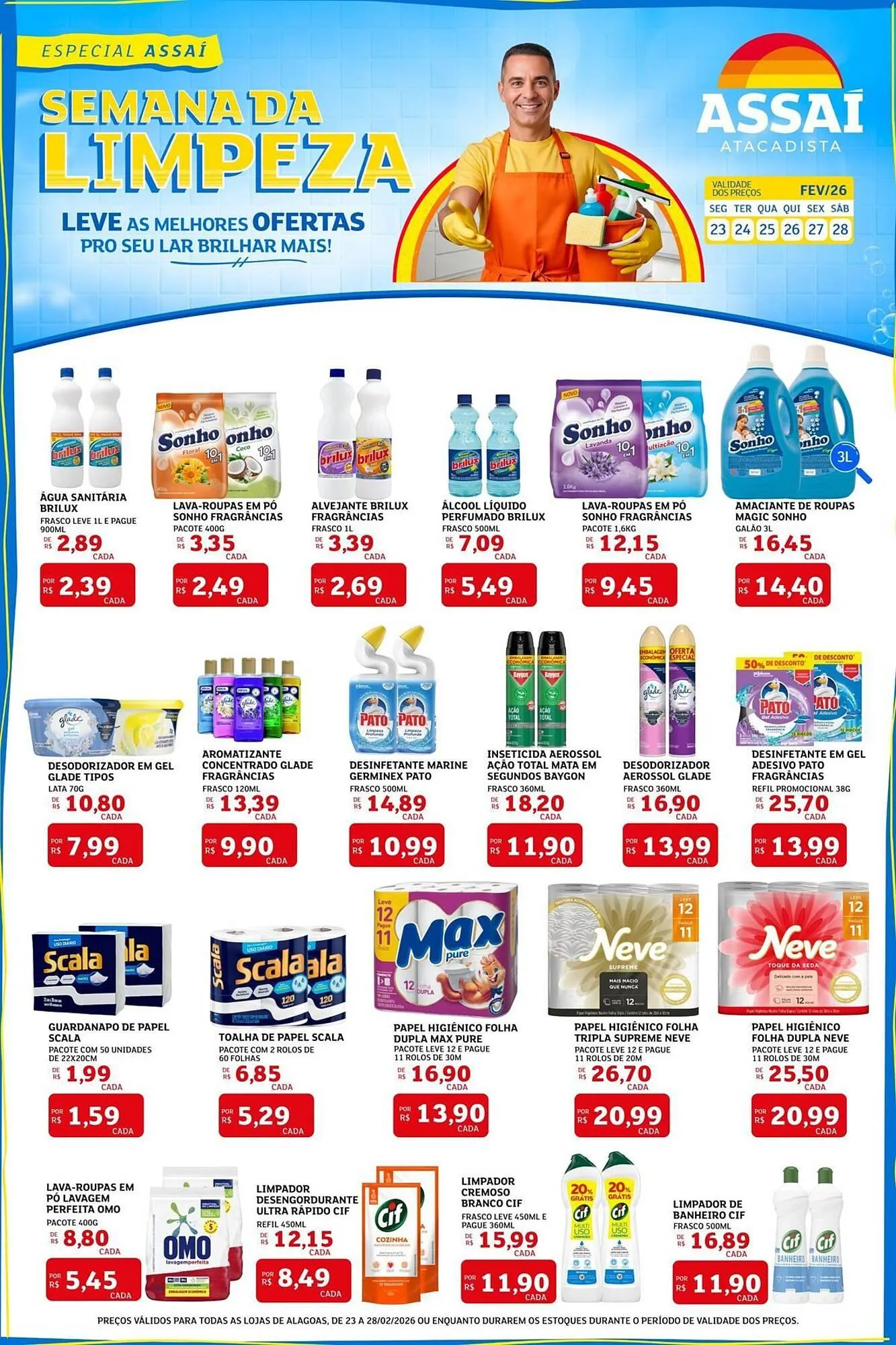 Encarte de Encarte Assaí Atacadista 23 de fevereiro até 28 de fevereiro 2026 - Pagina 1