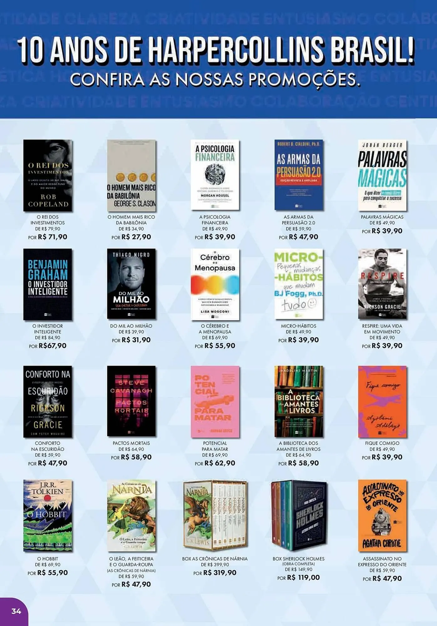 Encarte de Catálogo Livraria Leitura 1 de agosto até 30 de setembro 2025 - Pagina 34