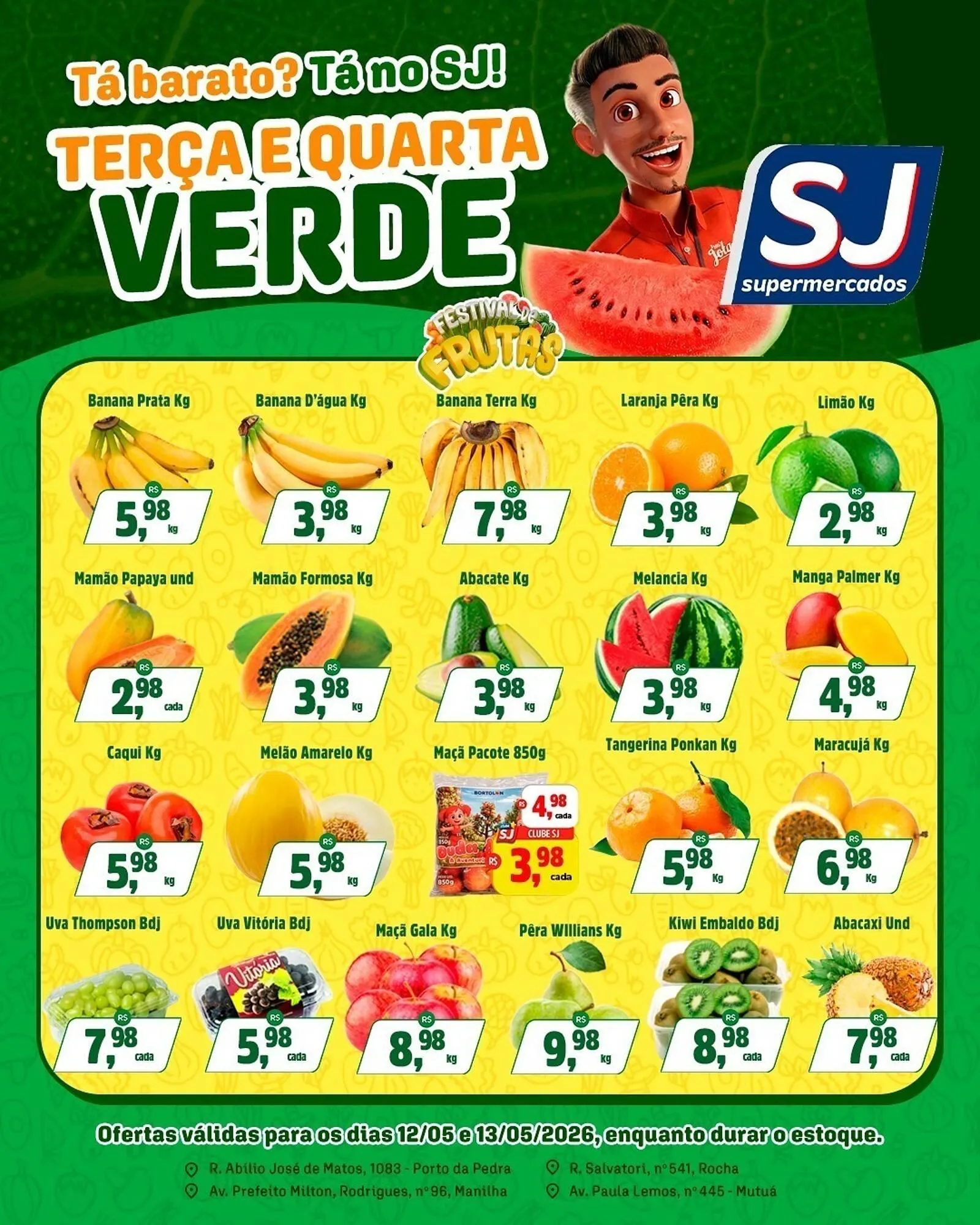 Encarte de Encarte Sj Supermercados 12 de maio até 13 de maio 2026 - Pagina 3